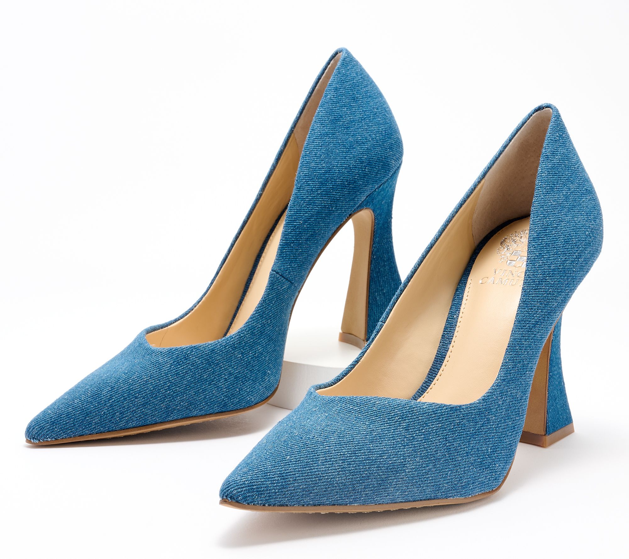 As Is Vince Camuto Leather or Suede Pumps - Akenta 