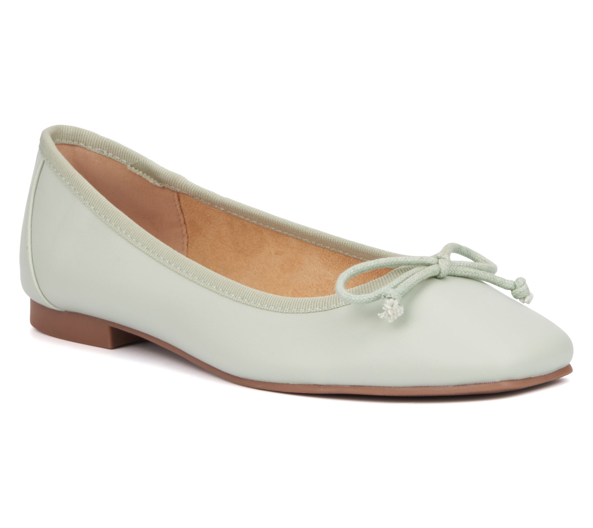 New York & Comp any Women's Pau lina- Square To e Ballet Flats