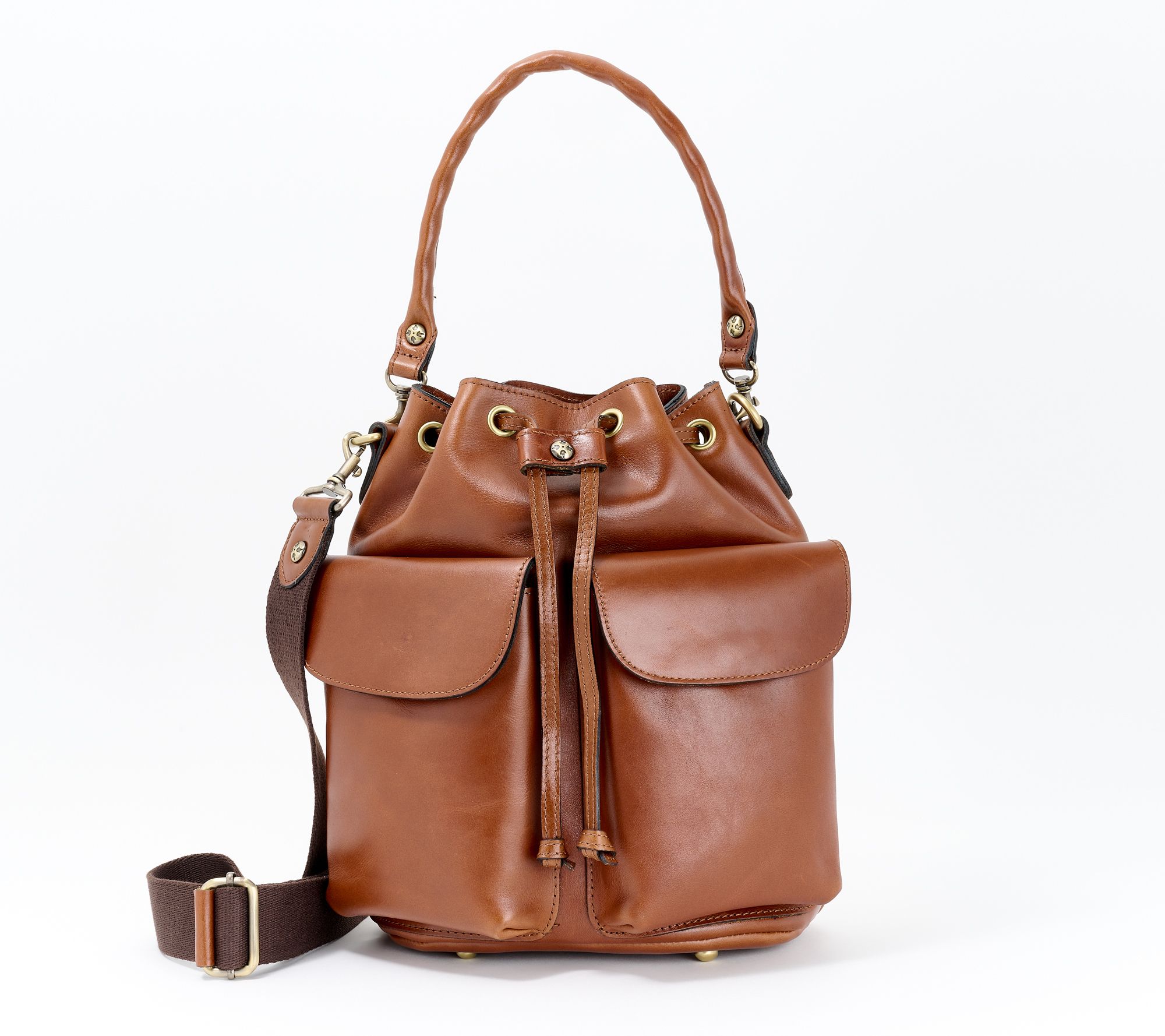 Patricia Nash Leather Alma Bucket Bag