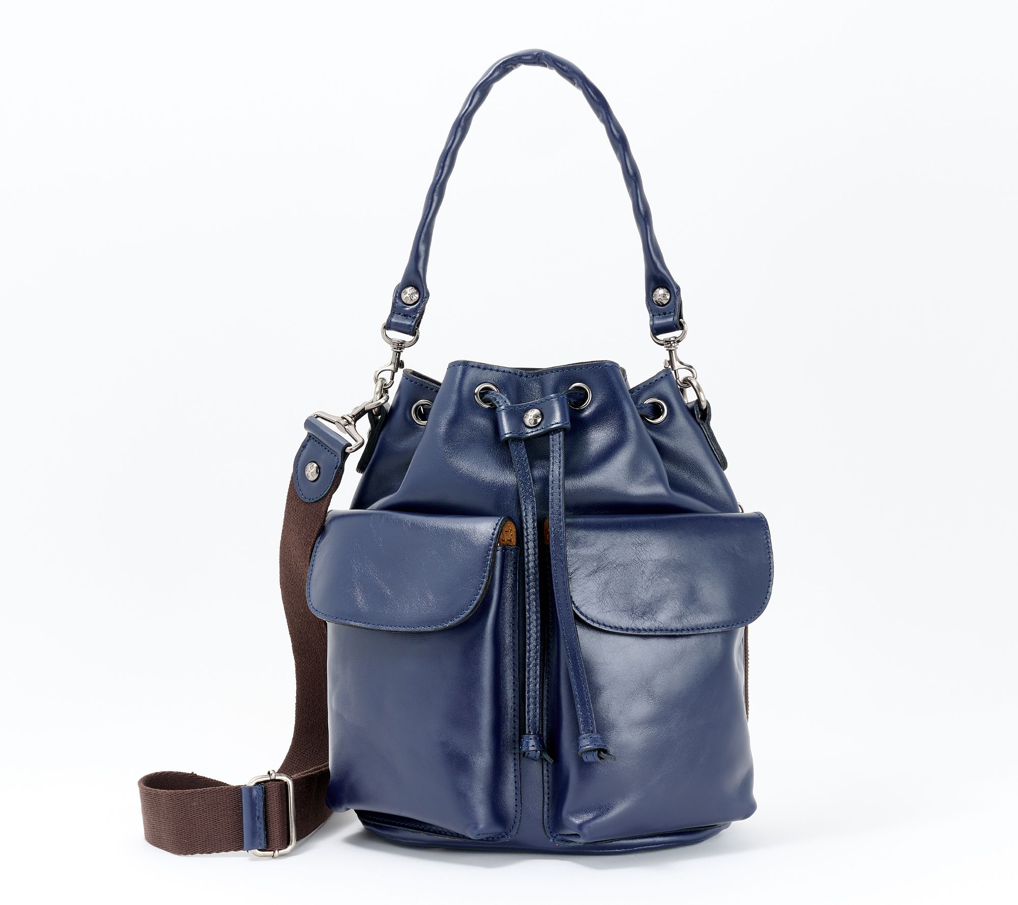 Patricia Nash Leather Alma Bucket Bag