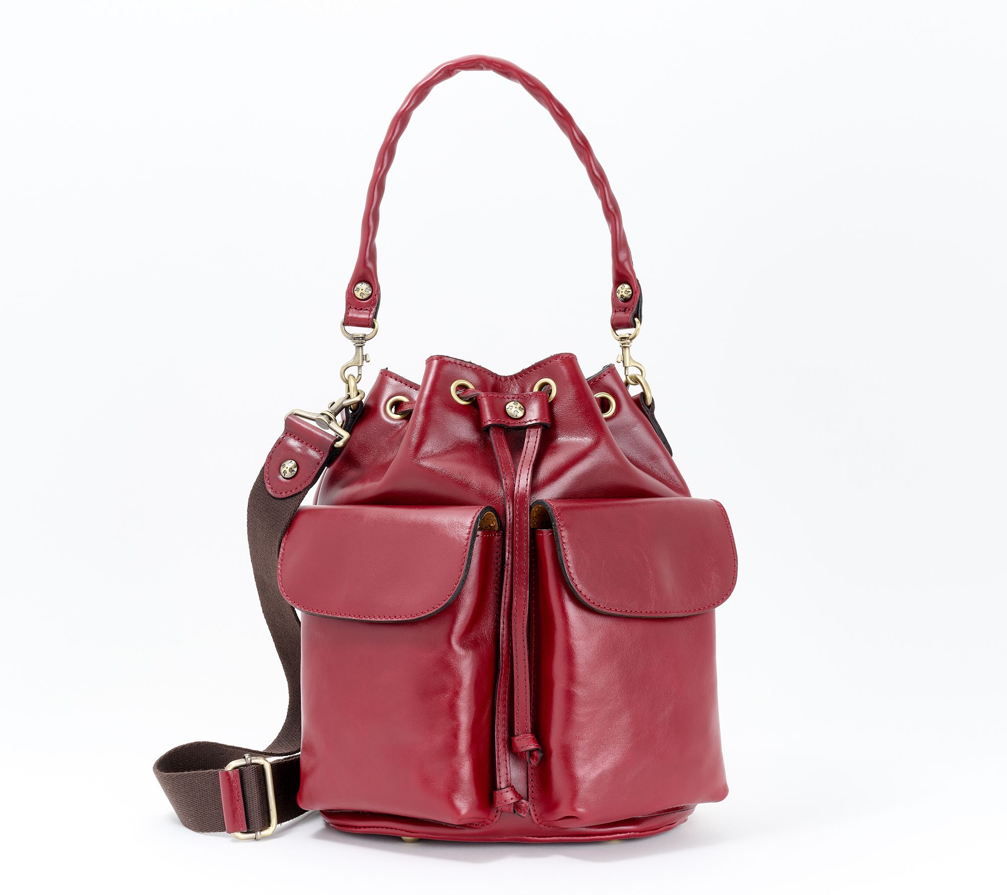 Patricia Nash Leather Alma Bucket Bag