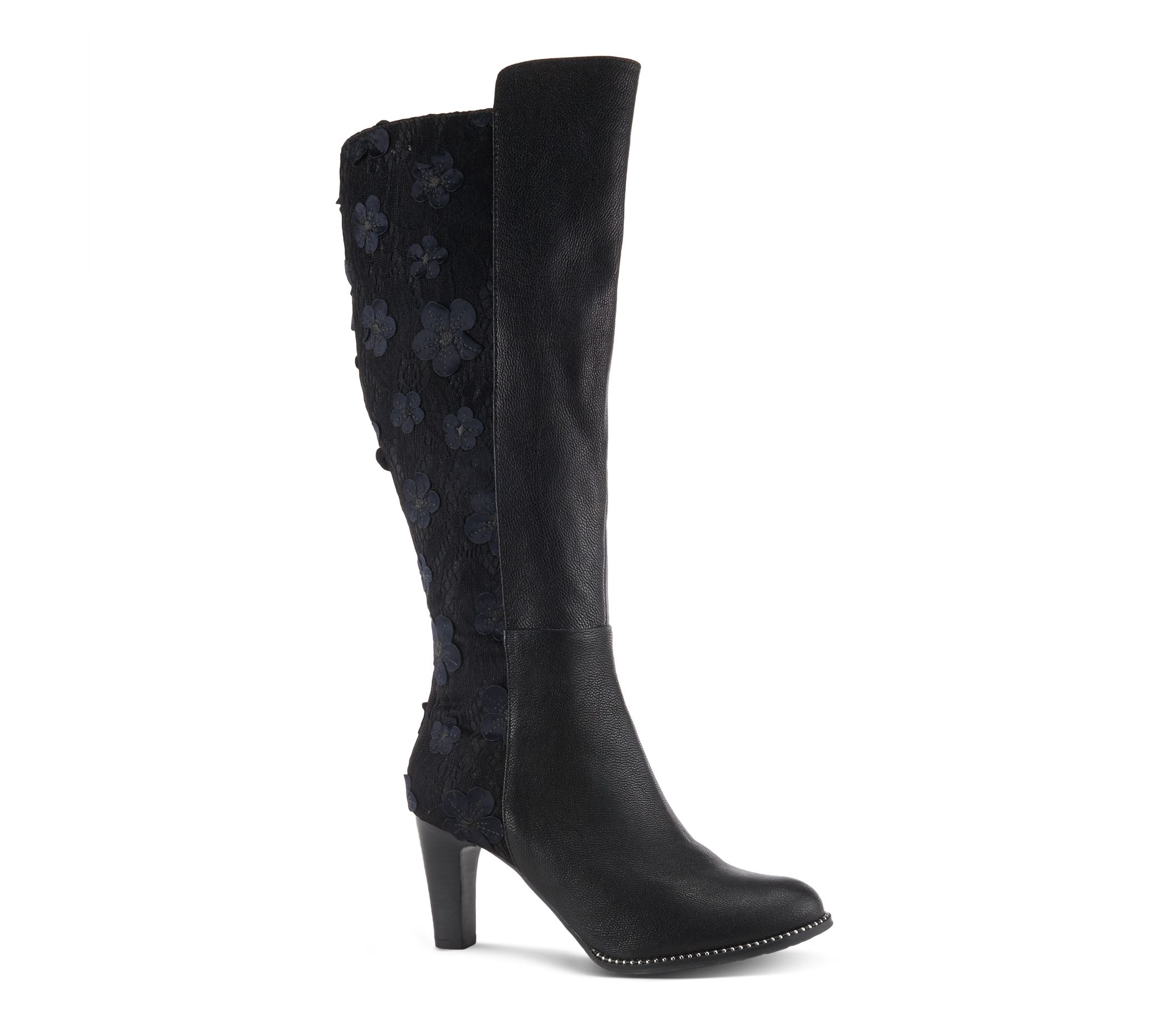 L'Artiste by Spring Step Leather Combo Tall Boots - Rozena