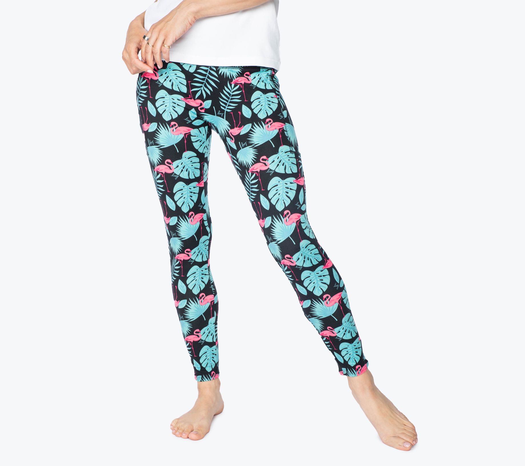 Lug Lounge Peached Jersey 7/8 Length Leggings - Lugging
