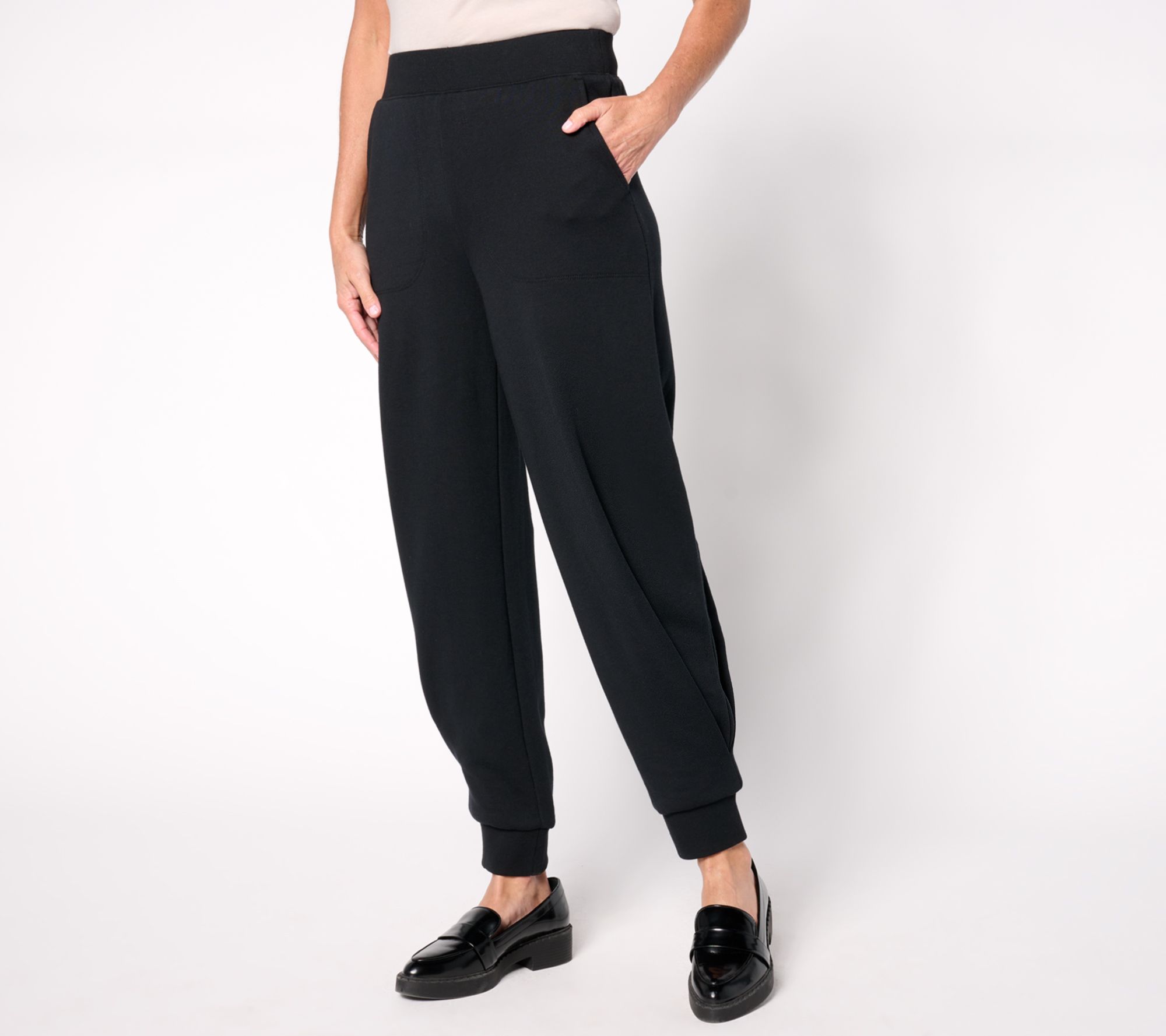 "As Is" Carla Rockmore Collection Reg Sculpted Leg Sweatpant