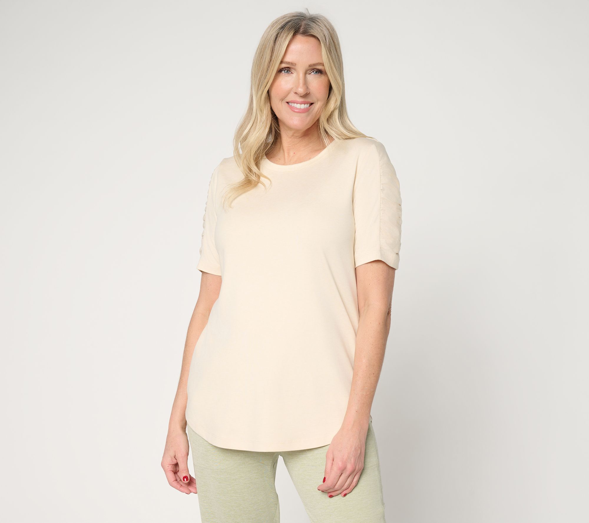 Denim & Co. Active Regular Cool to the Touch Jersey Tunic