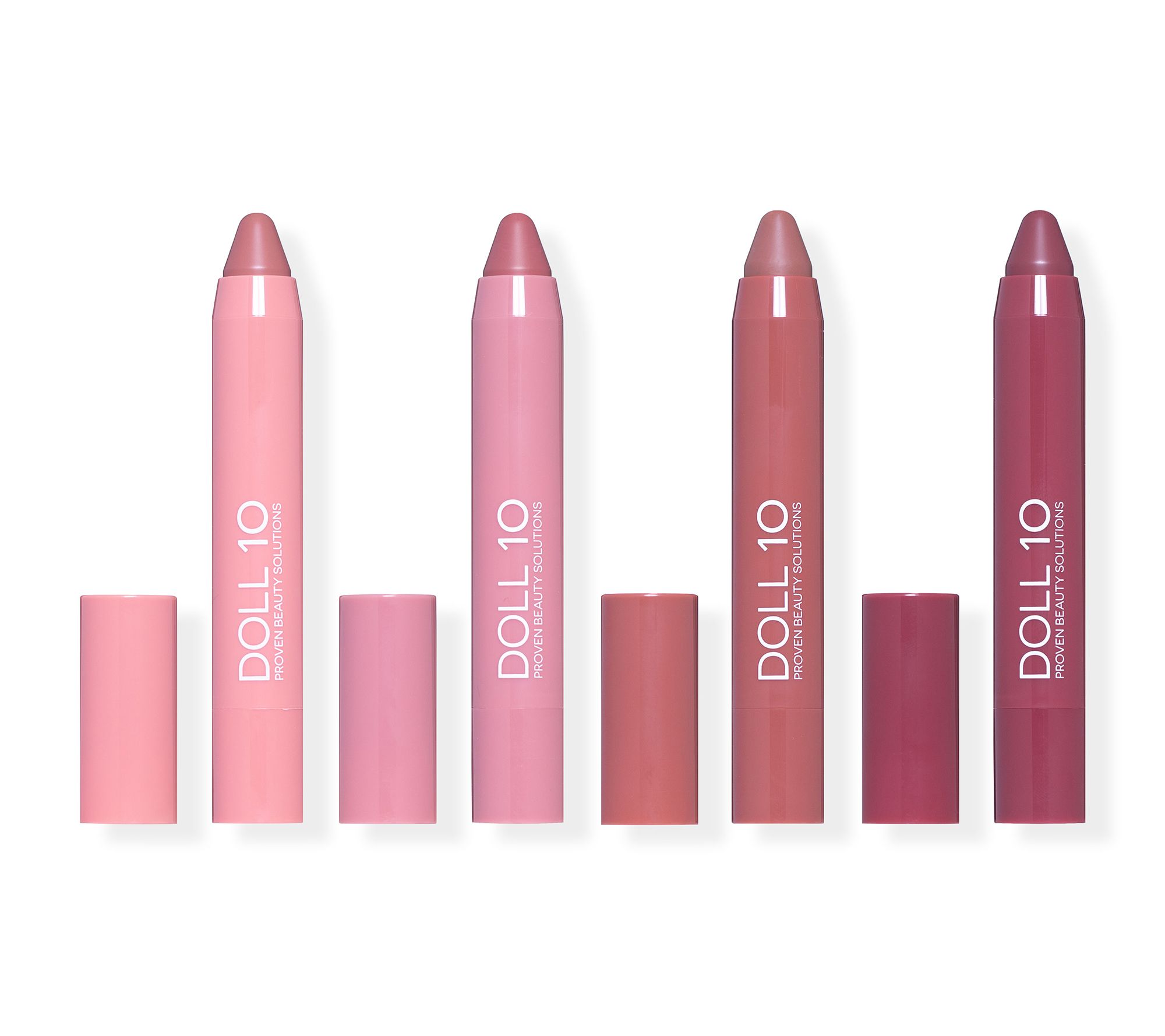 Doll 10 Peptide Plump Hydrating Lip Crayon Quad