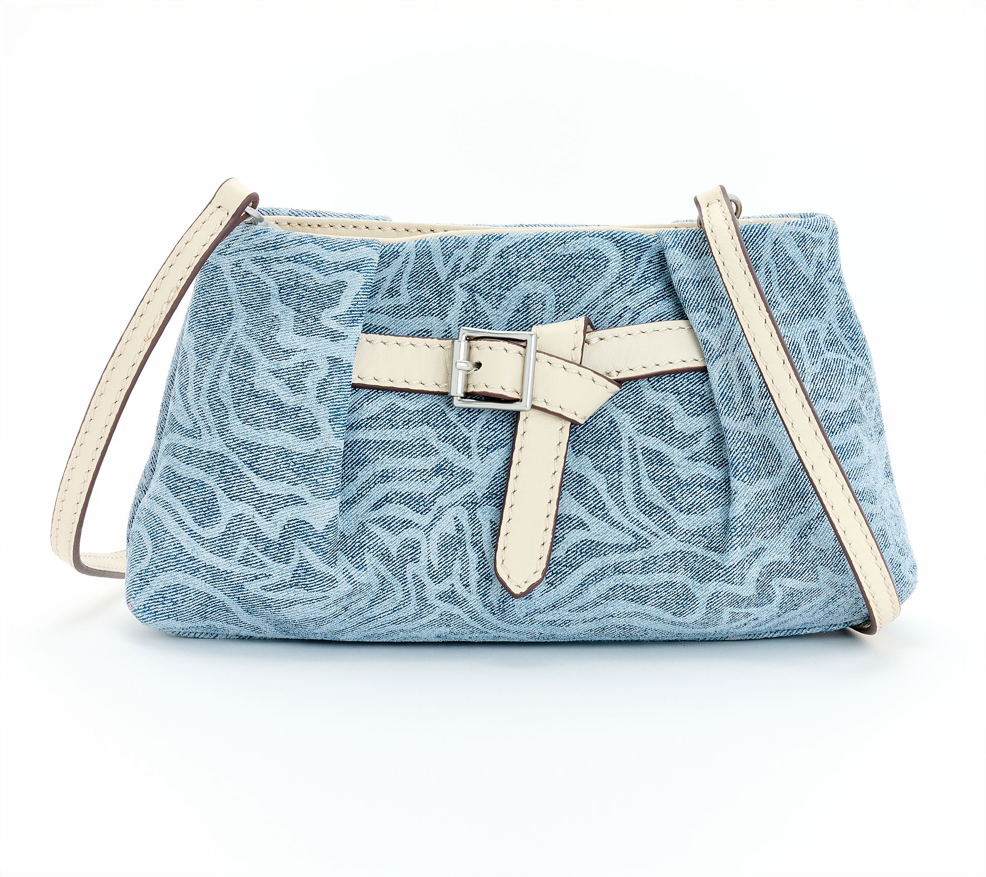 Aimee Kestenberg Leather Houston Belted Clutch - QVC.com