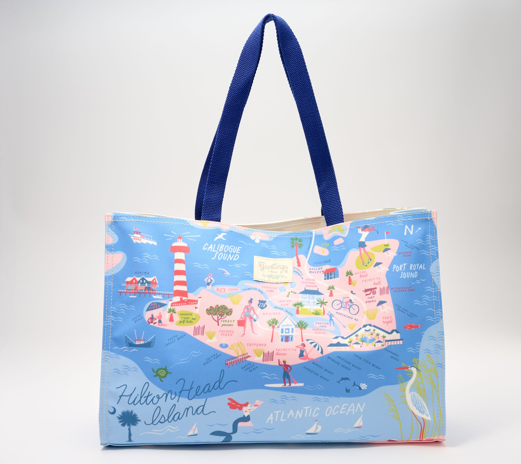 Spartina 449 "Greetings From" Market Tote