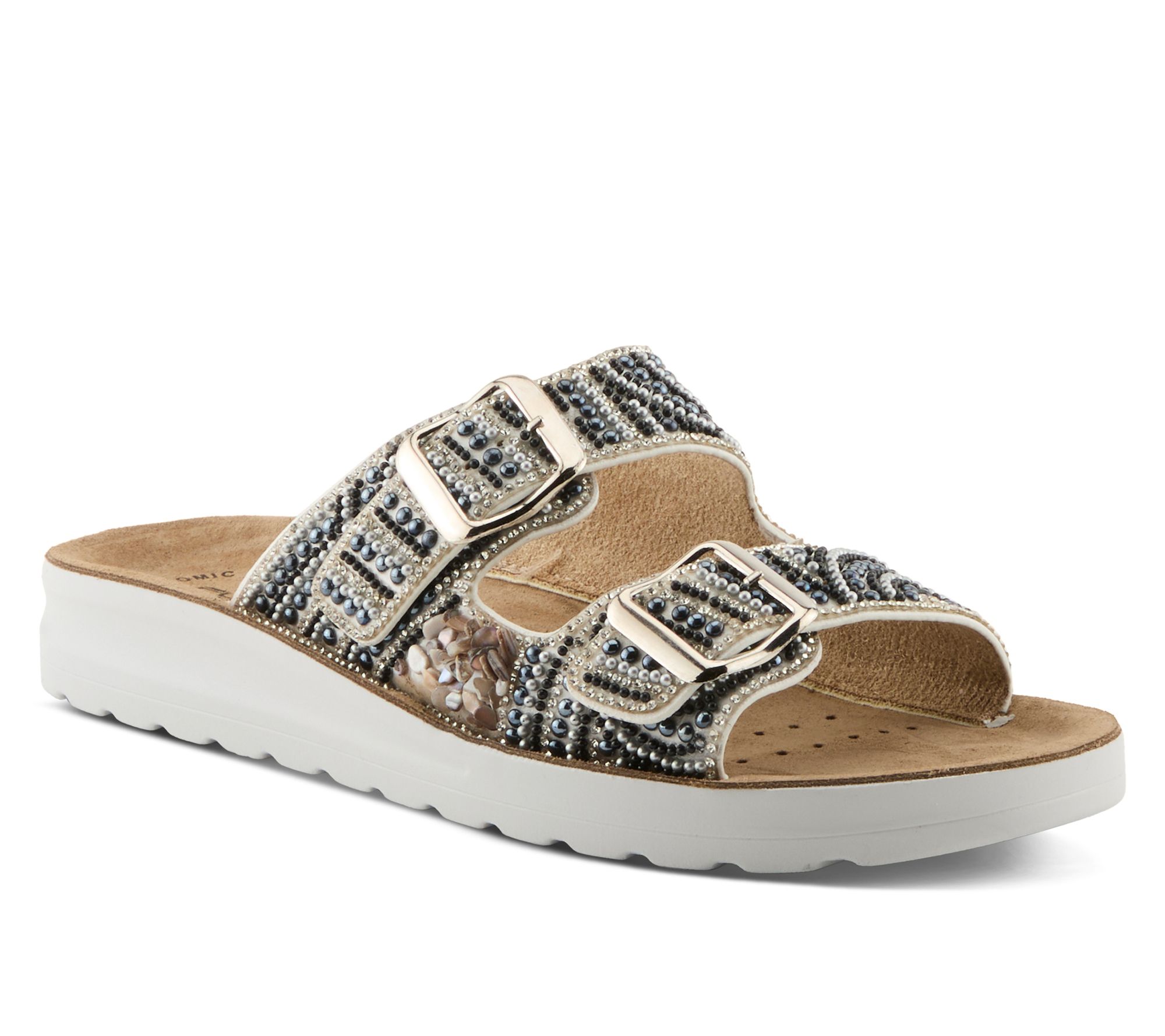 Flexus by Spring Step Slide Sandals - Cytheria