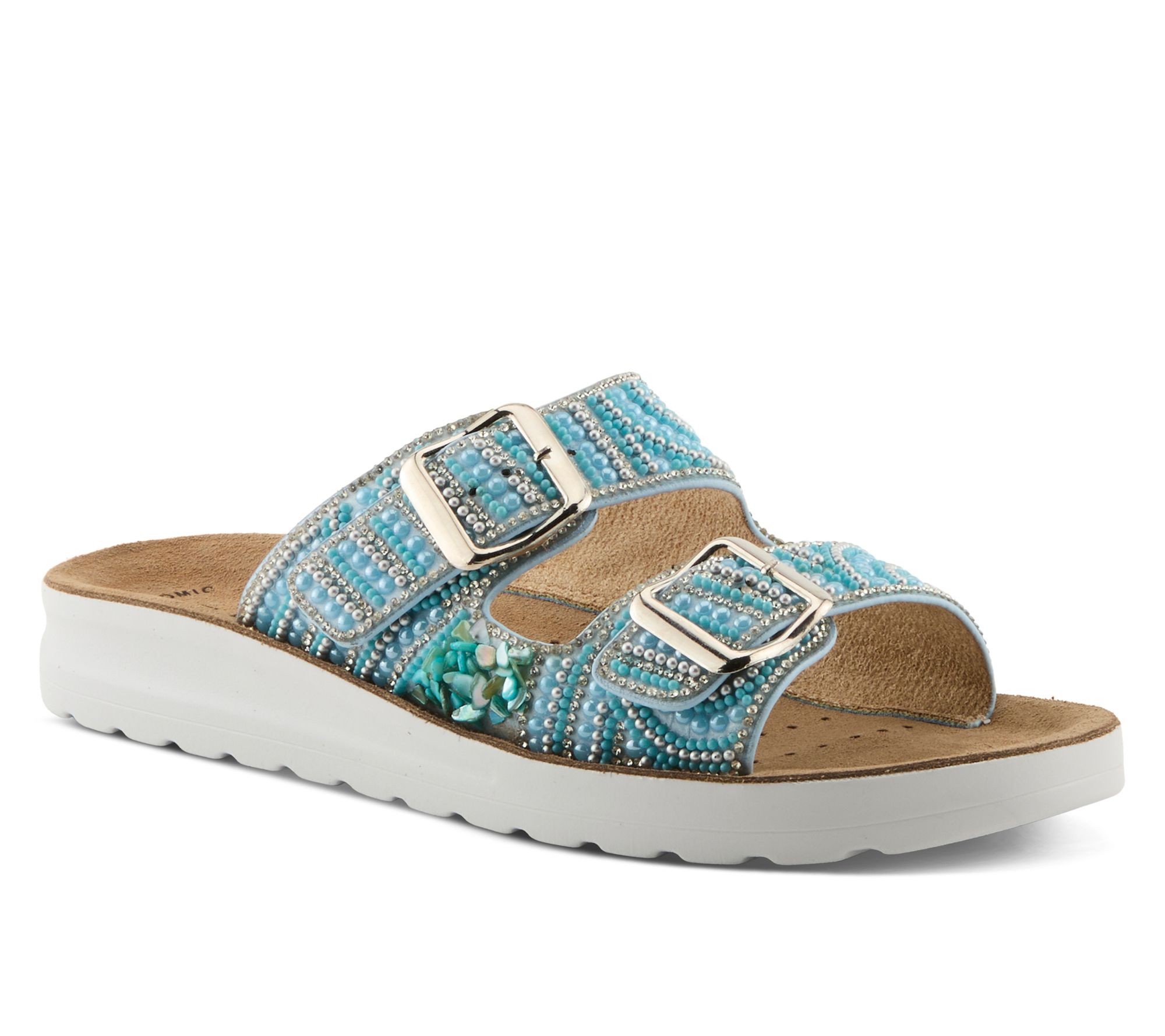 Flexus by Spring Step Slide Sandals - Cytheria