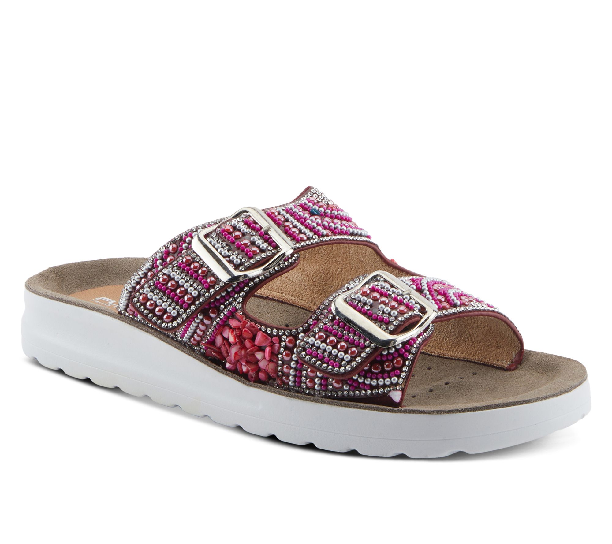 Flexus by Spring Step Slide Sandals - Cytheria