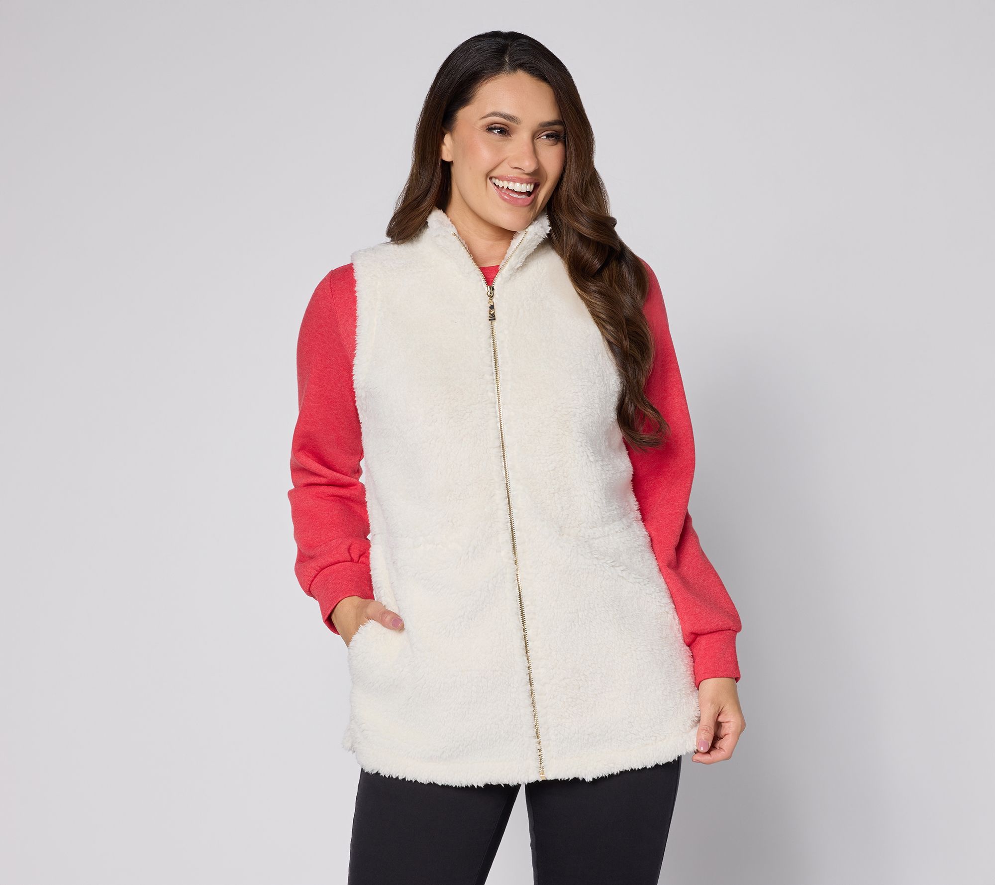 Belle by Kim Gravel Golden Girls Sherpa Vest