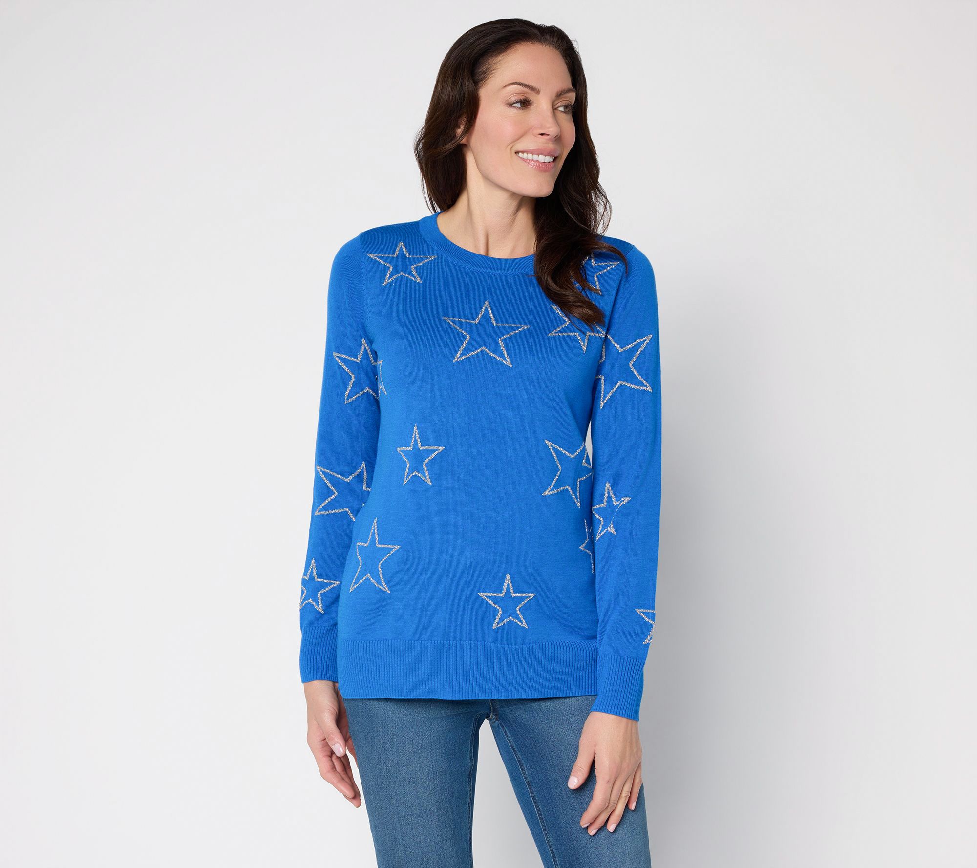 Belle by Kim Gravel Sketchy Open Shining Star Sweater