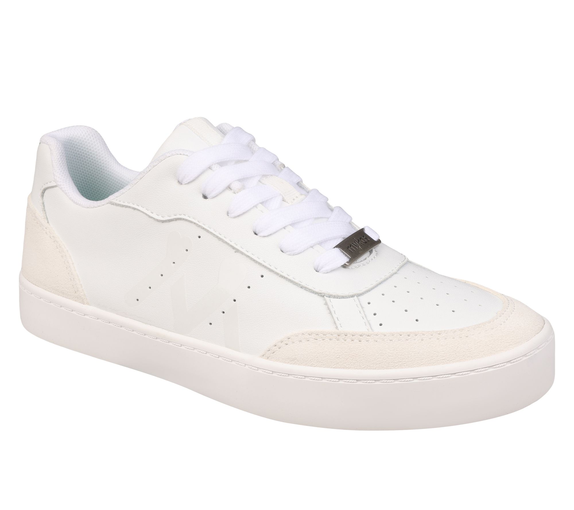 Mykos Leather Lace-Up Sneakers-Diana