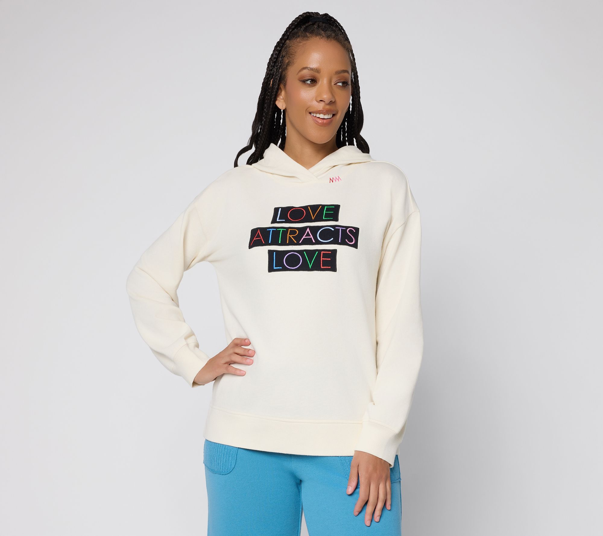 Peace Love World Ali & Mally Affirmation Pullover Hoodie