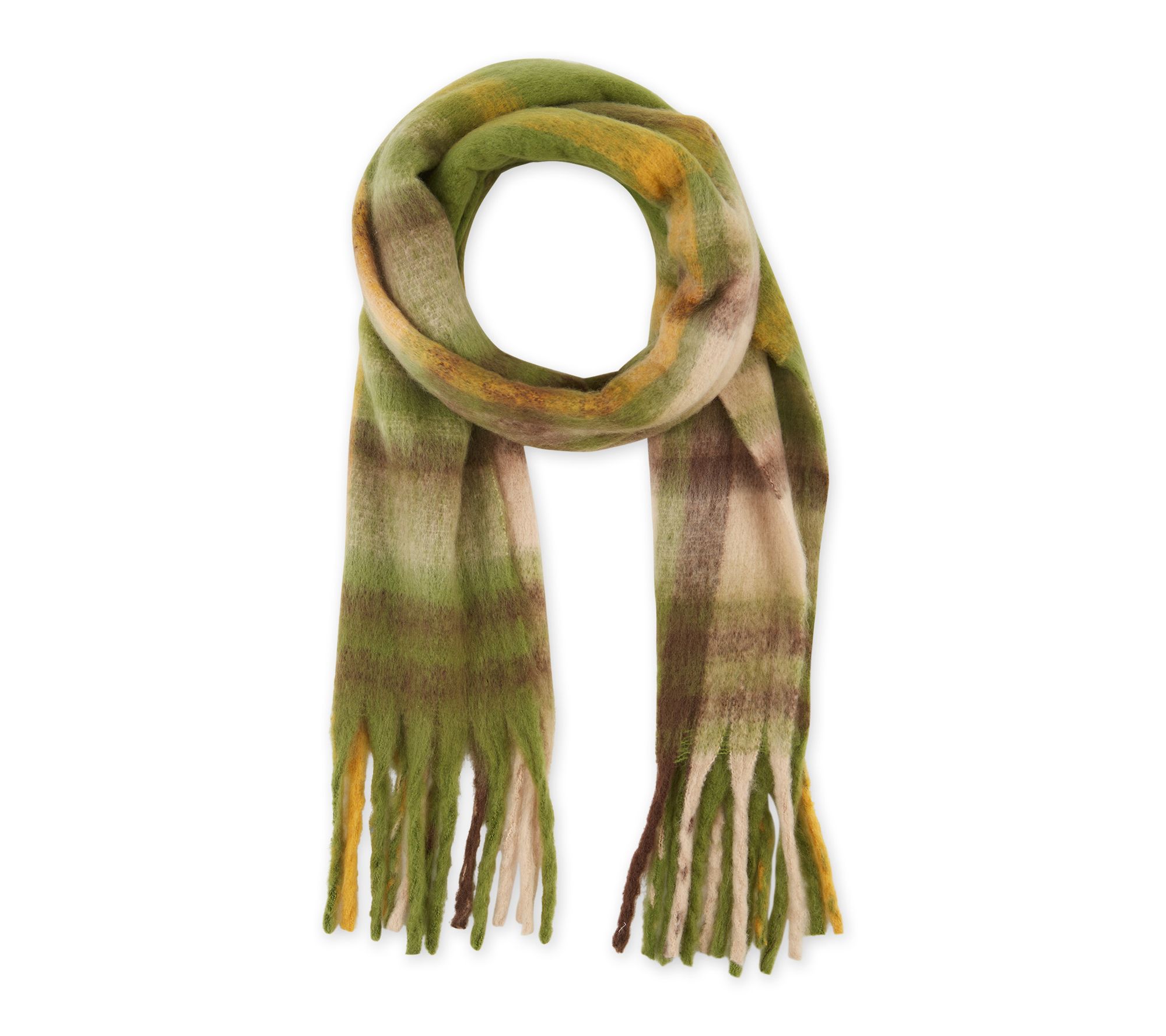  Hadley Wren Cozy Plaid Scarf