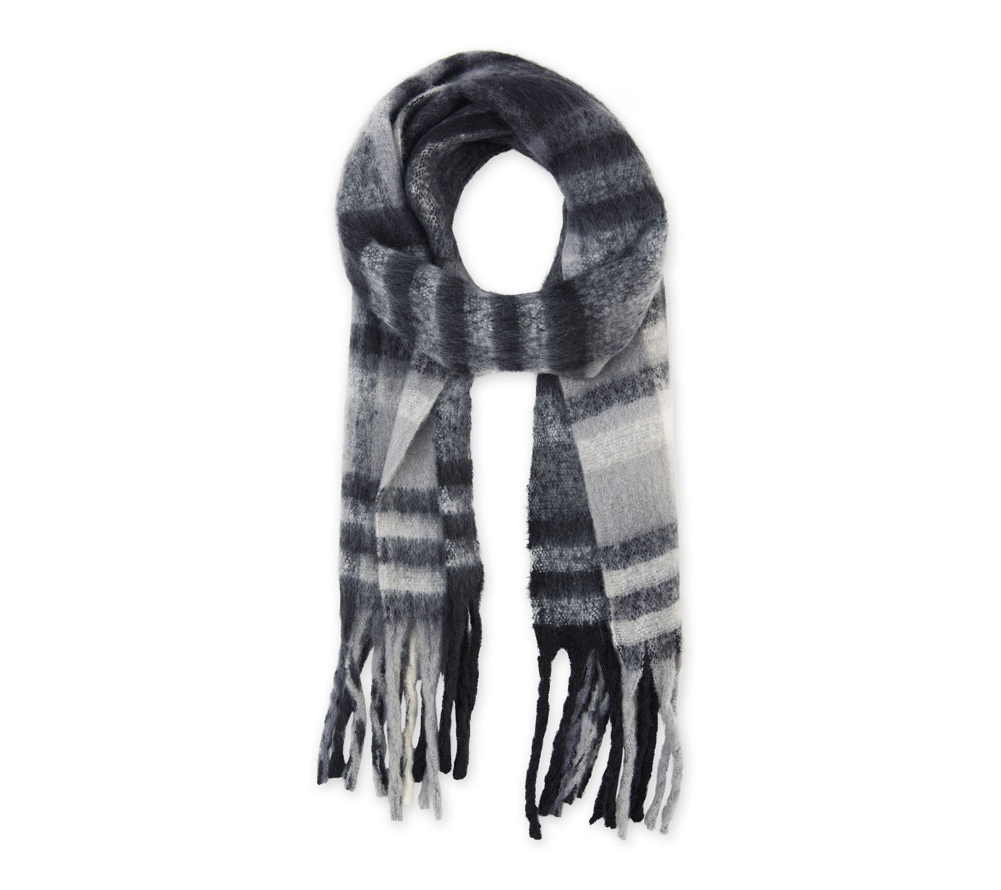 Hadley Wren Cozy Plaid Scarf
