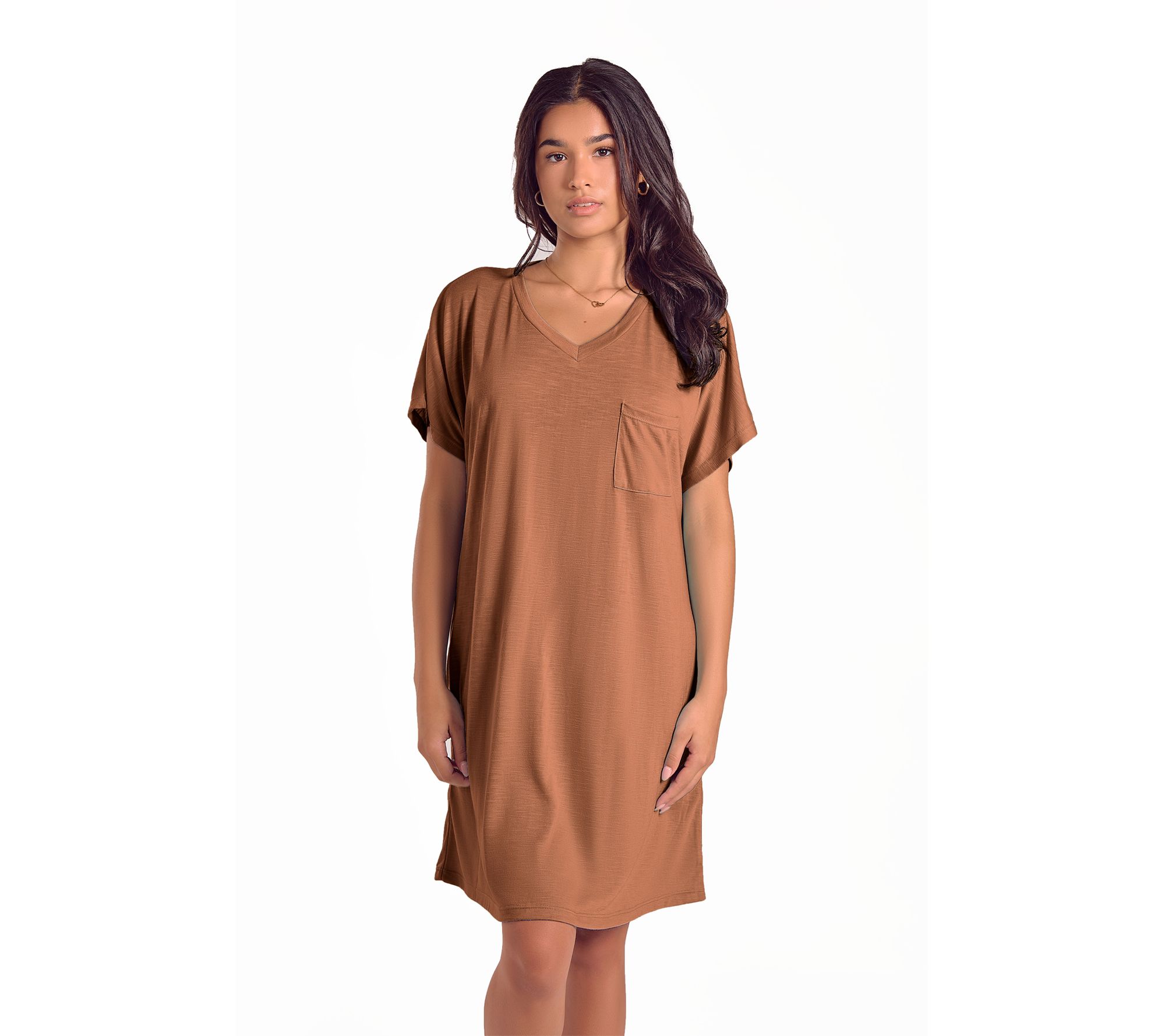 iCollection Soft Knit Sleep Dress