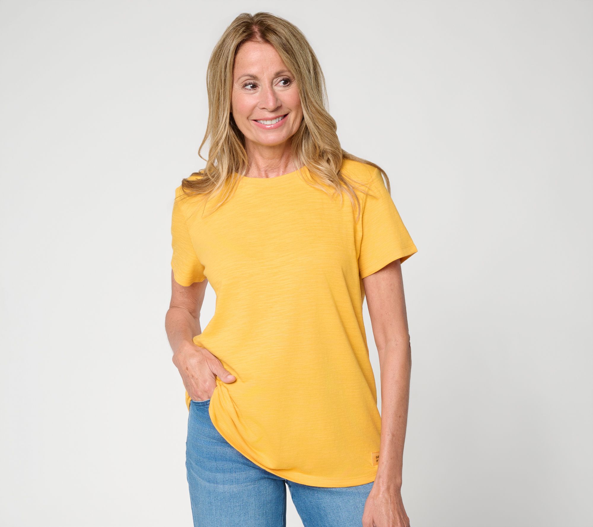 Studio Park x Mary DeAngelis Short Sleeve Crew Neck Tee w/ Affirmation