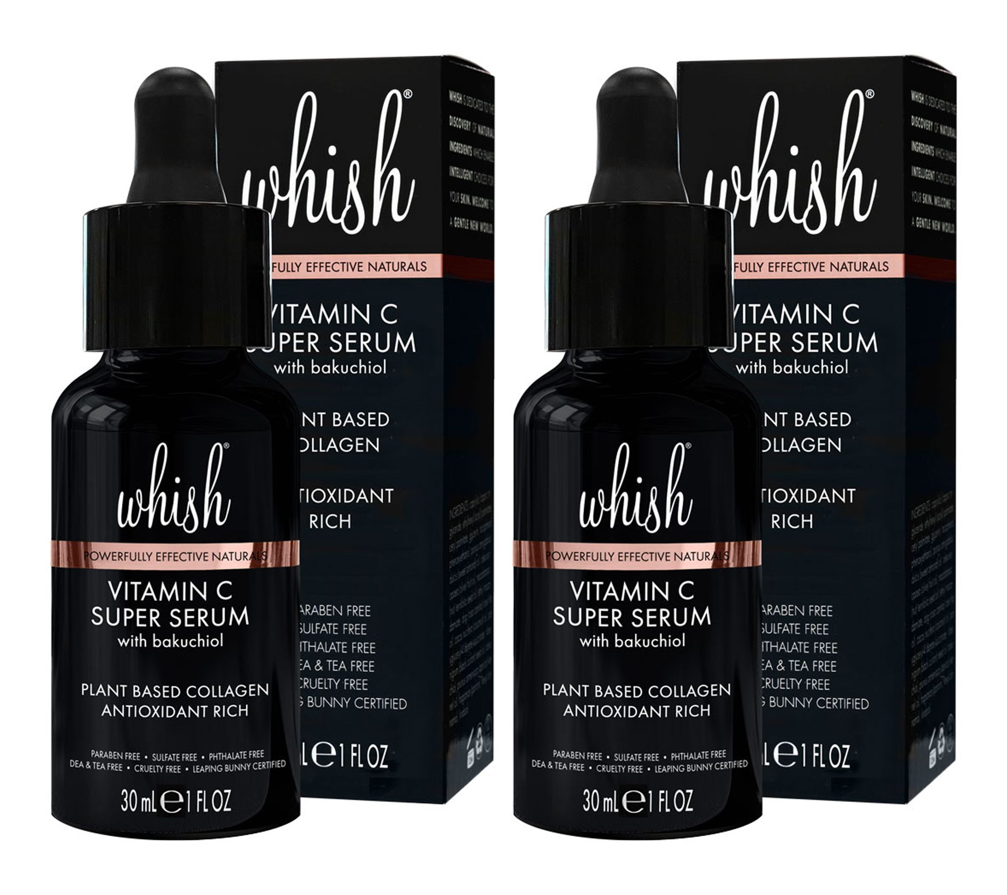 Whish 1oz Vitamin C Super Serum Duo w/ Bakuchiol