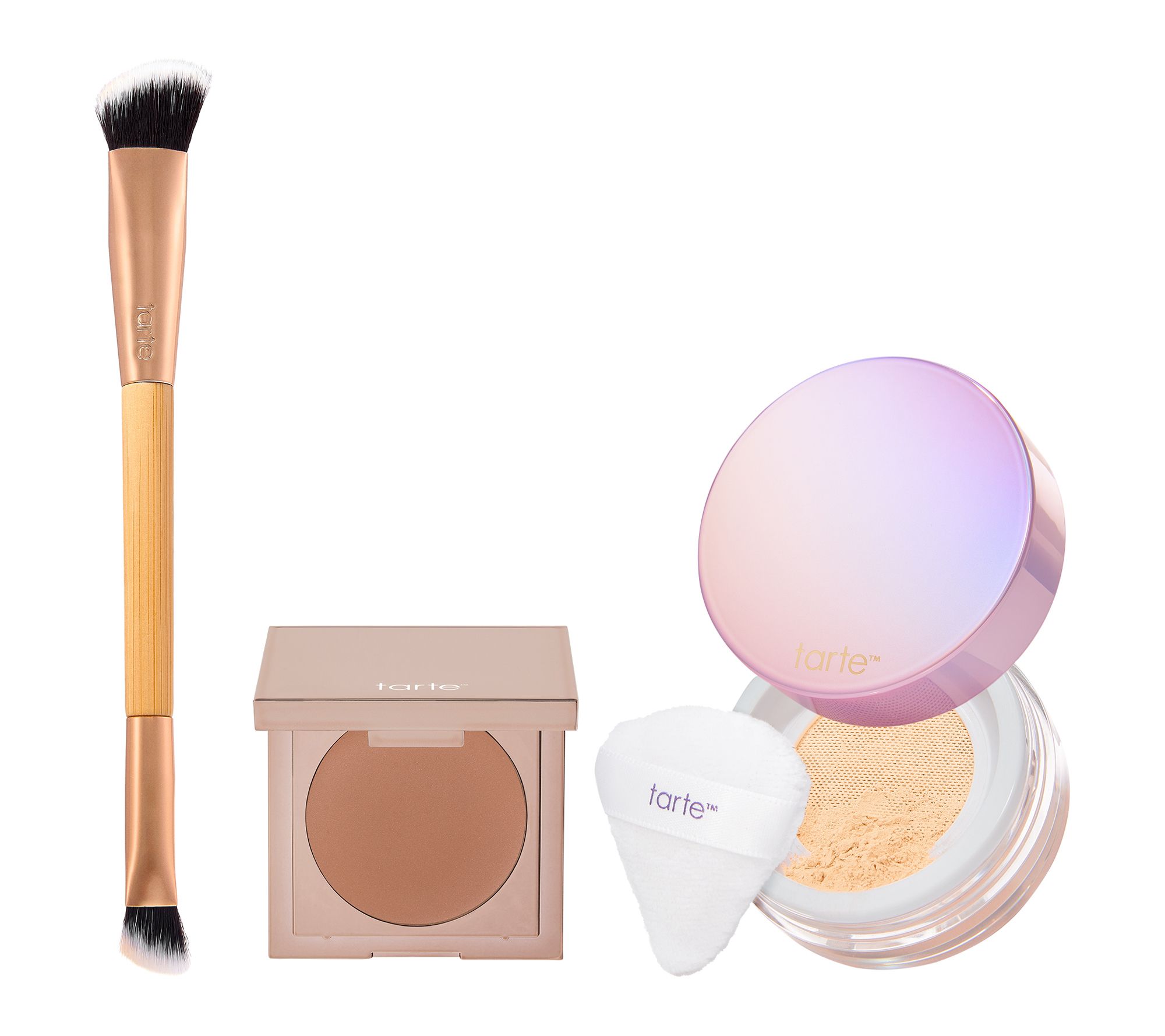 tarte cc undereye corrector & creaseless powder 3 pc set