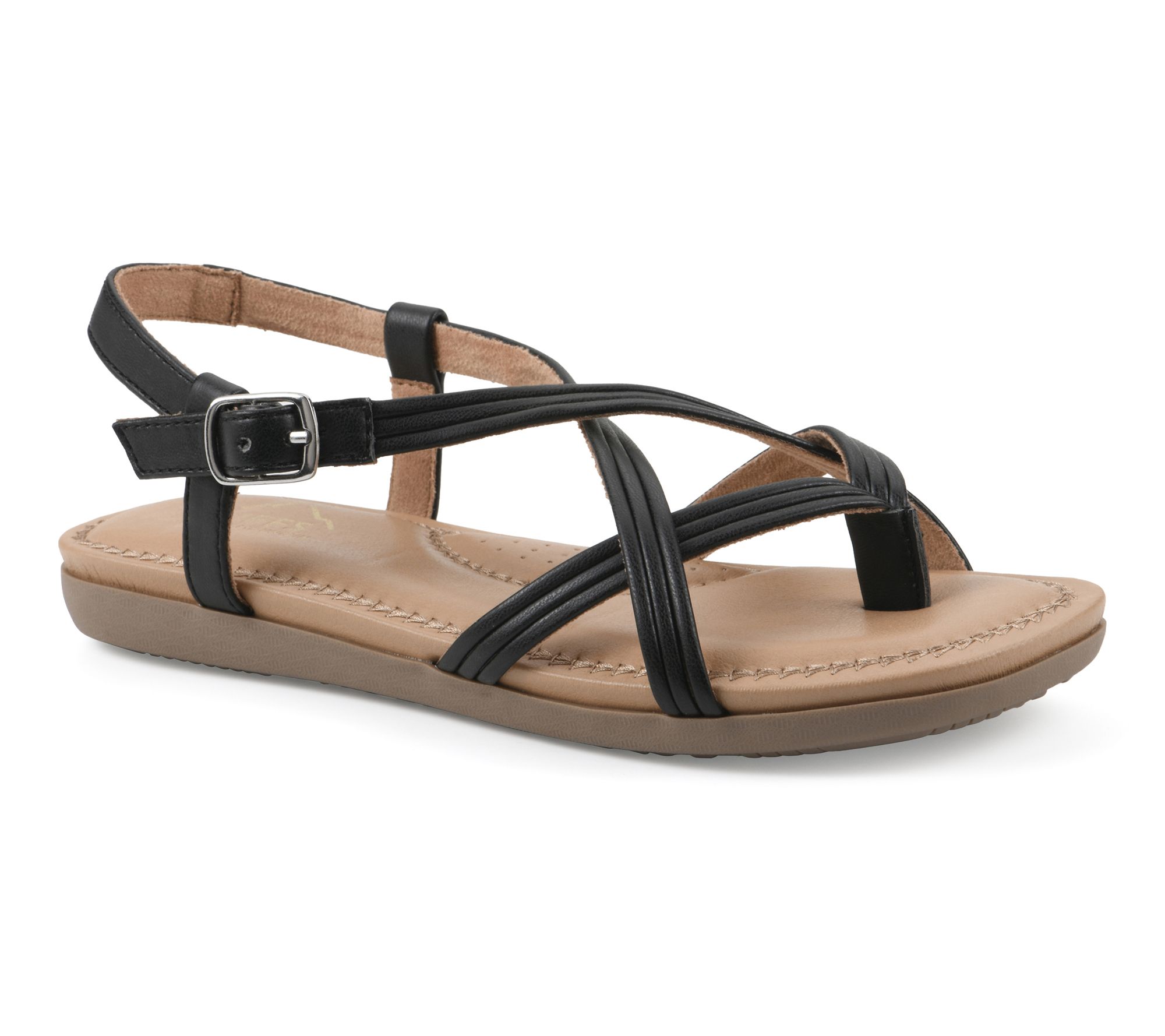 Cliffs by White Mountain Strappy Flat Sandals -Frania