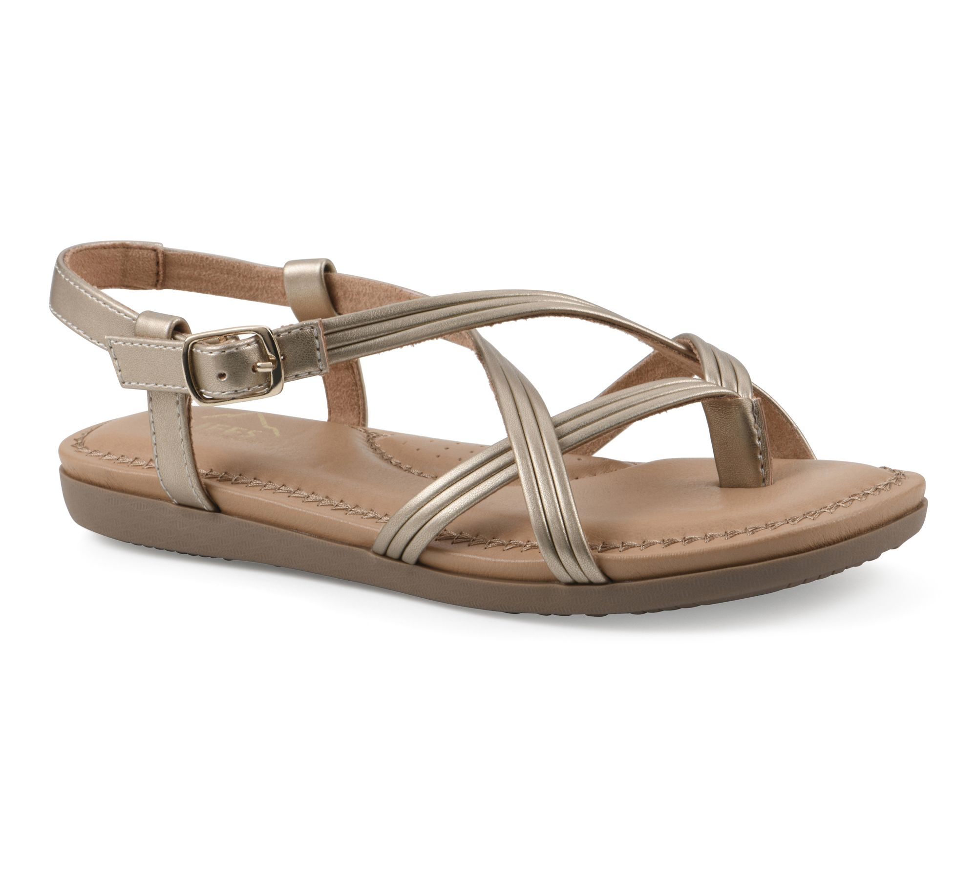 Cliffs by White Mountain Strappy Flat Sandals -Frania