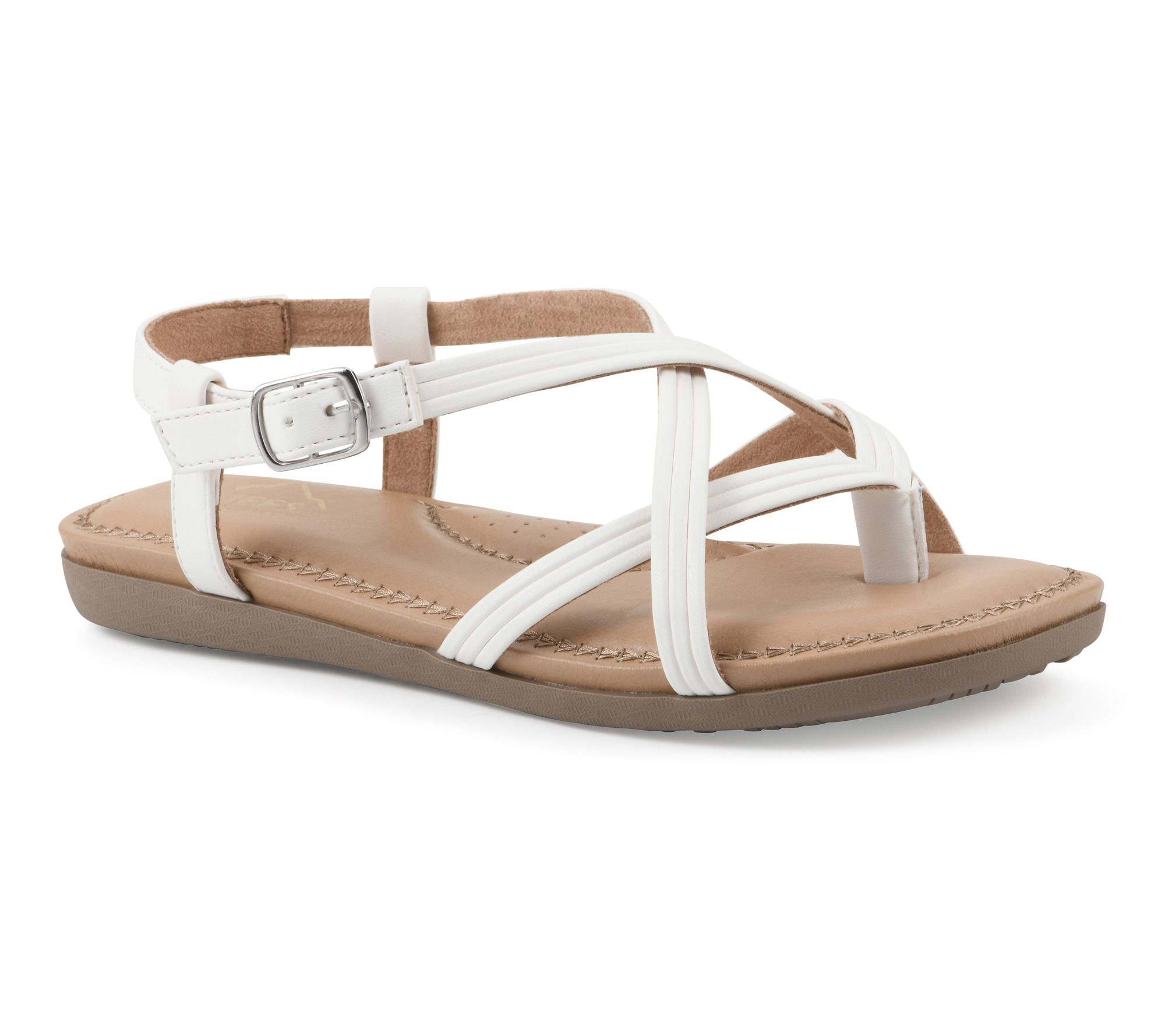 Cliffs by White Mountain Strappy Flat Sandals -Frania