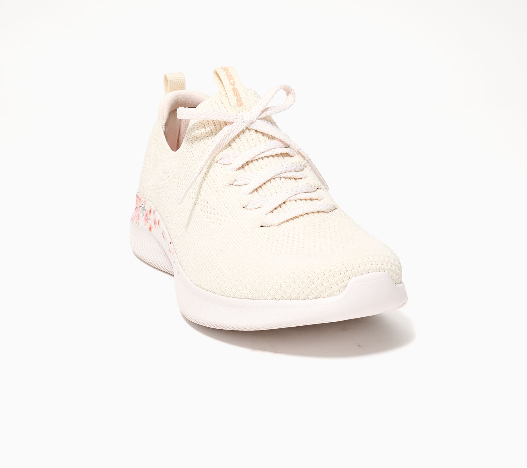  Skechers Ultra Flex 4.0 Floral Fixed Lace Sneakers