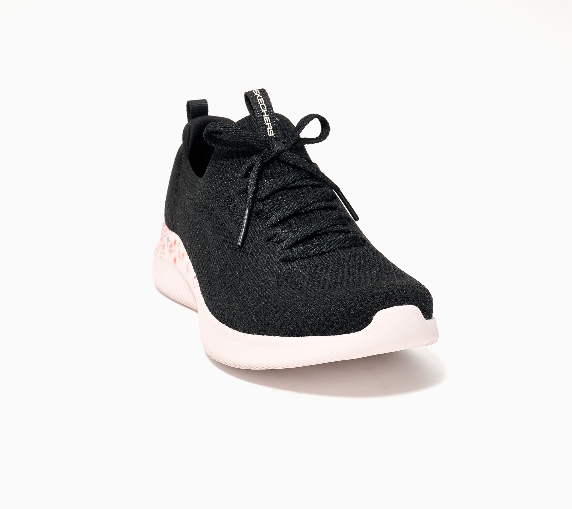 Skechers Ultra Flex 4.0 Floral Fixed Lace Sneakers