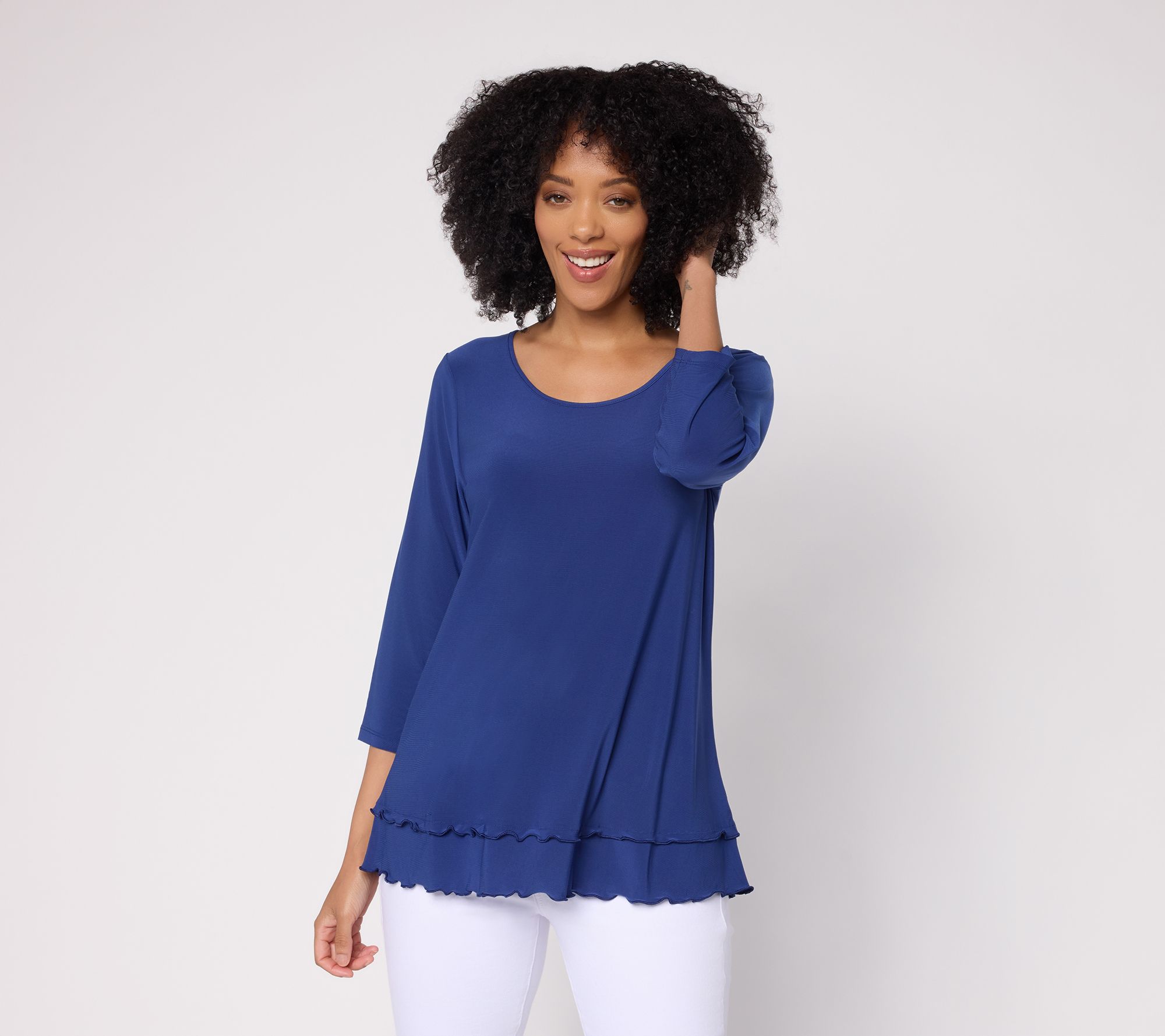 "As Is" Attitudes by Renee Fit and Flare Layered Top