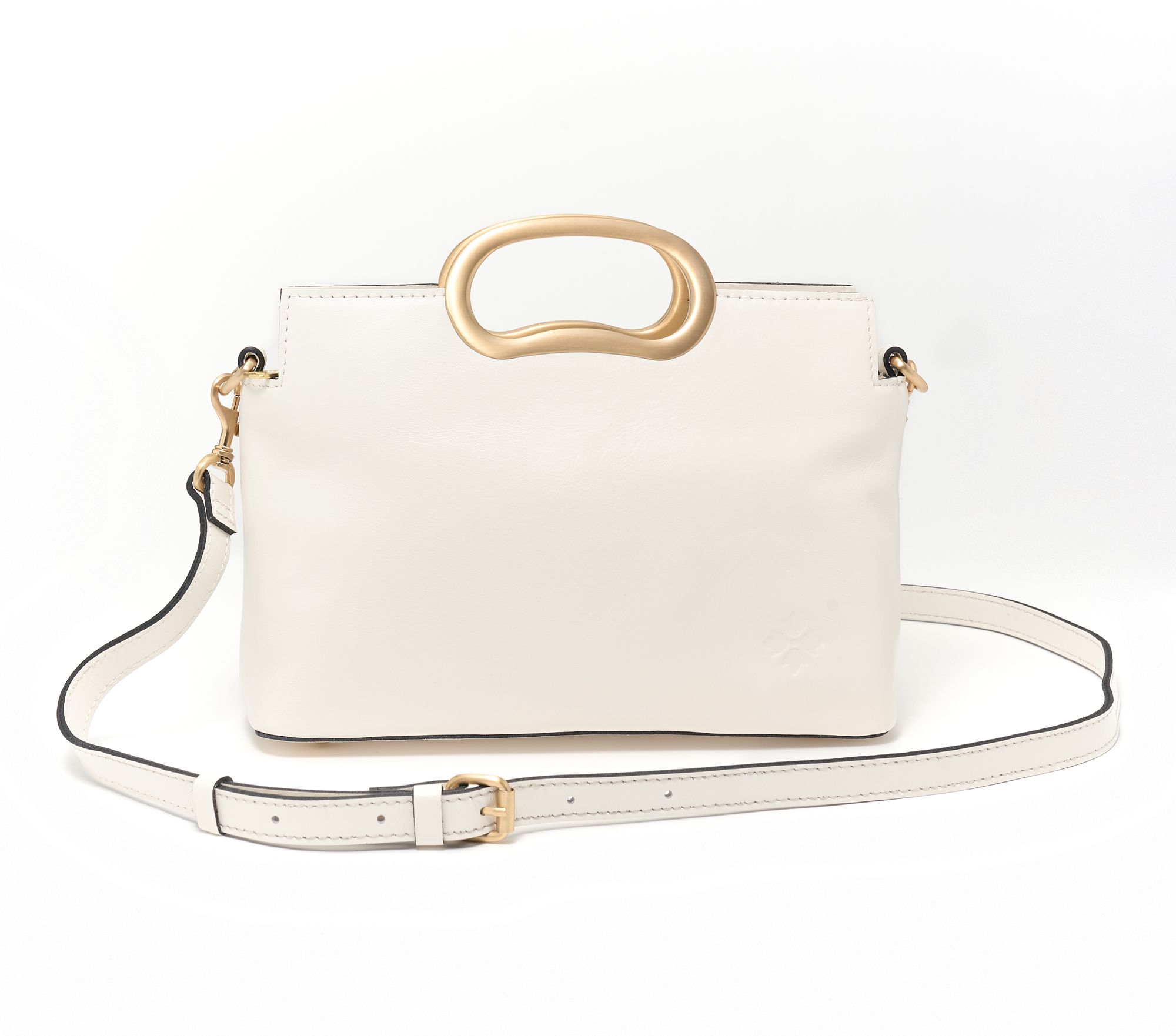 "As Is" Patricia Nash Karine Leather Top Handle Crossbody