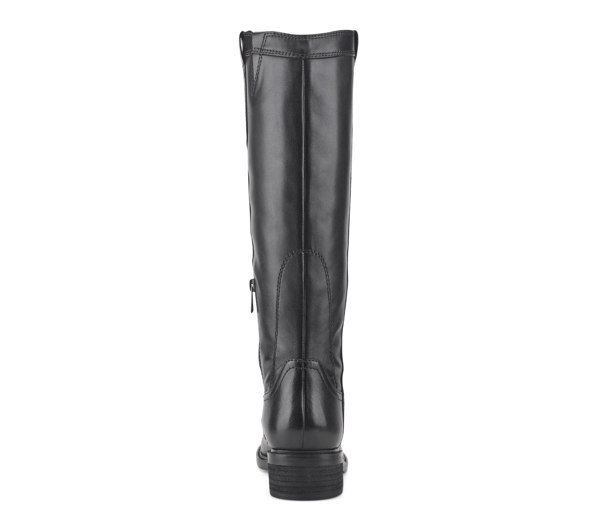 Earth Leather Tall-Shaft Boots -Derran | QVC