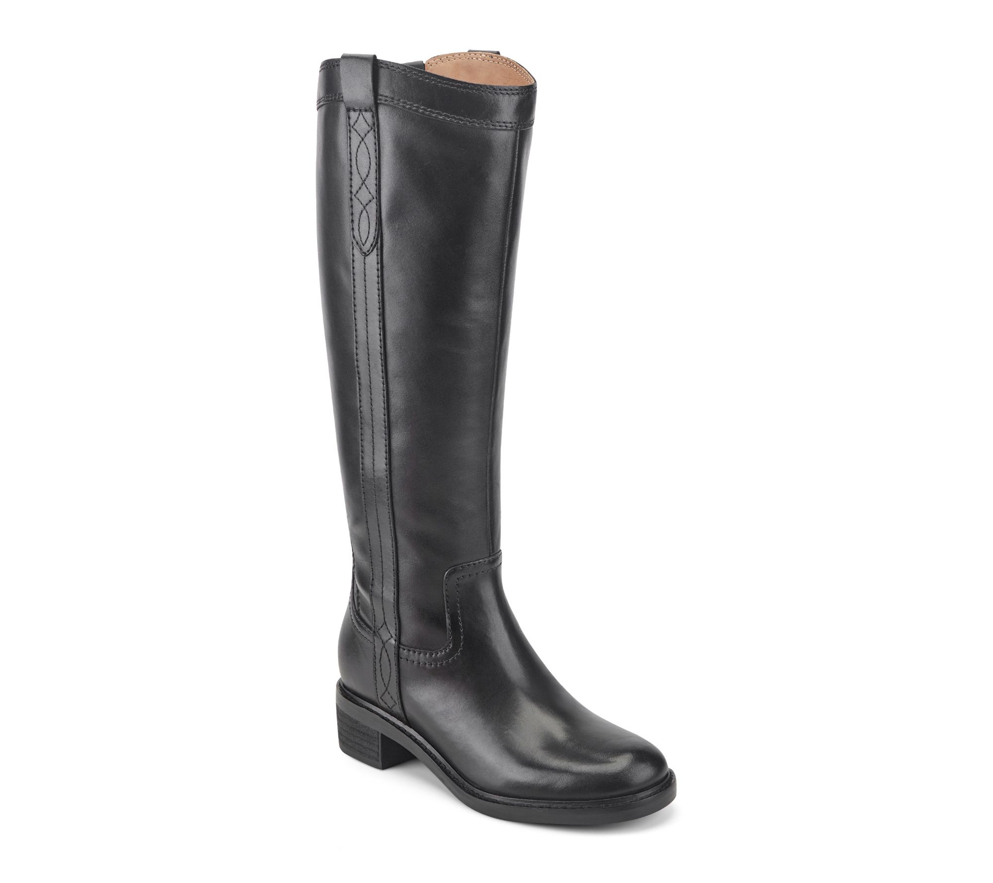Earth Leather Tall-Shaft Boots -Derran