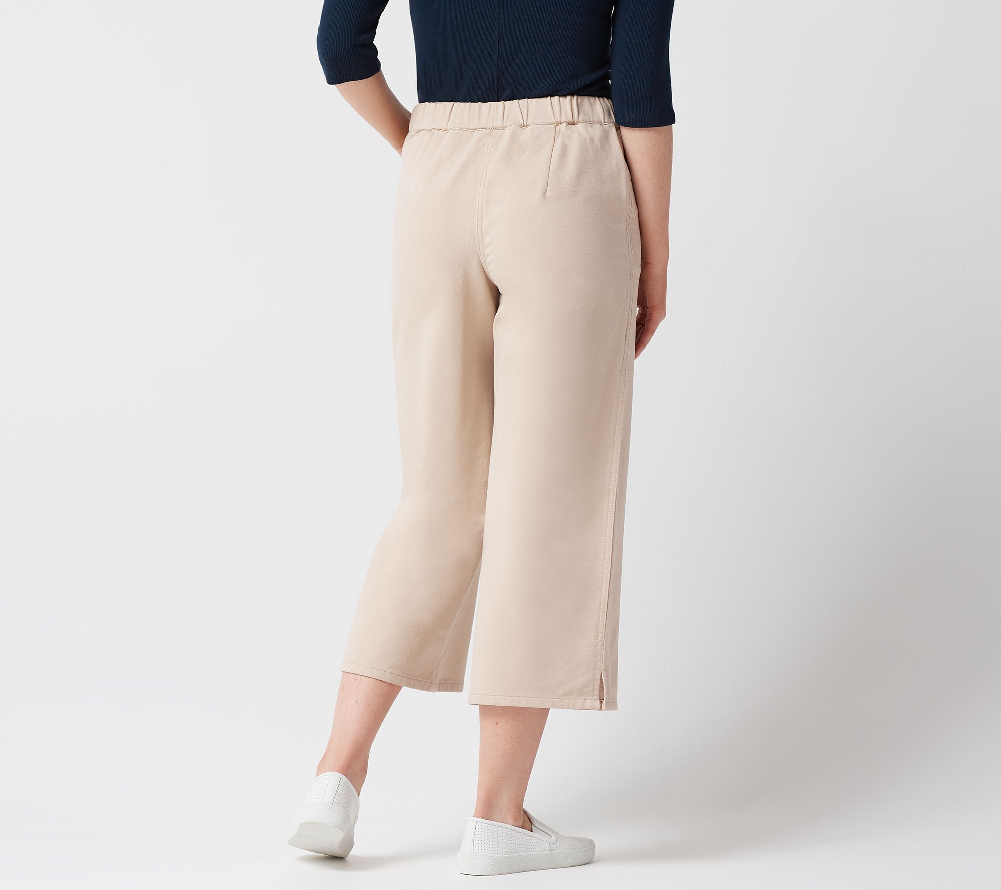 High-Waisted StretchTech Cropped Taper Pants for Women