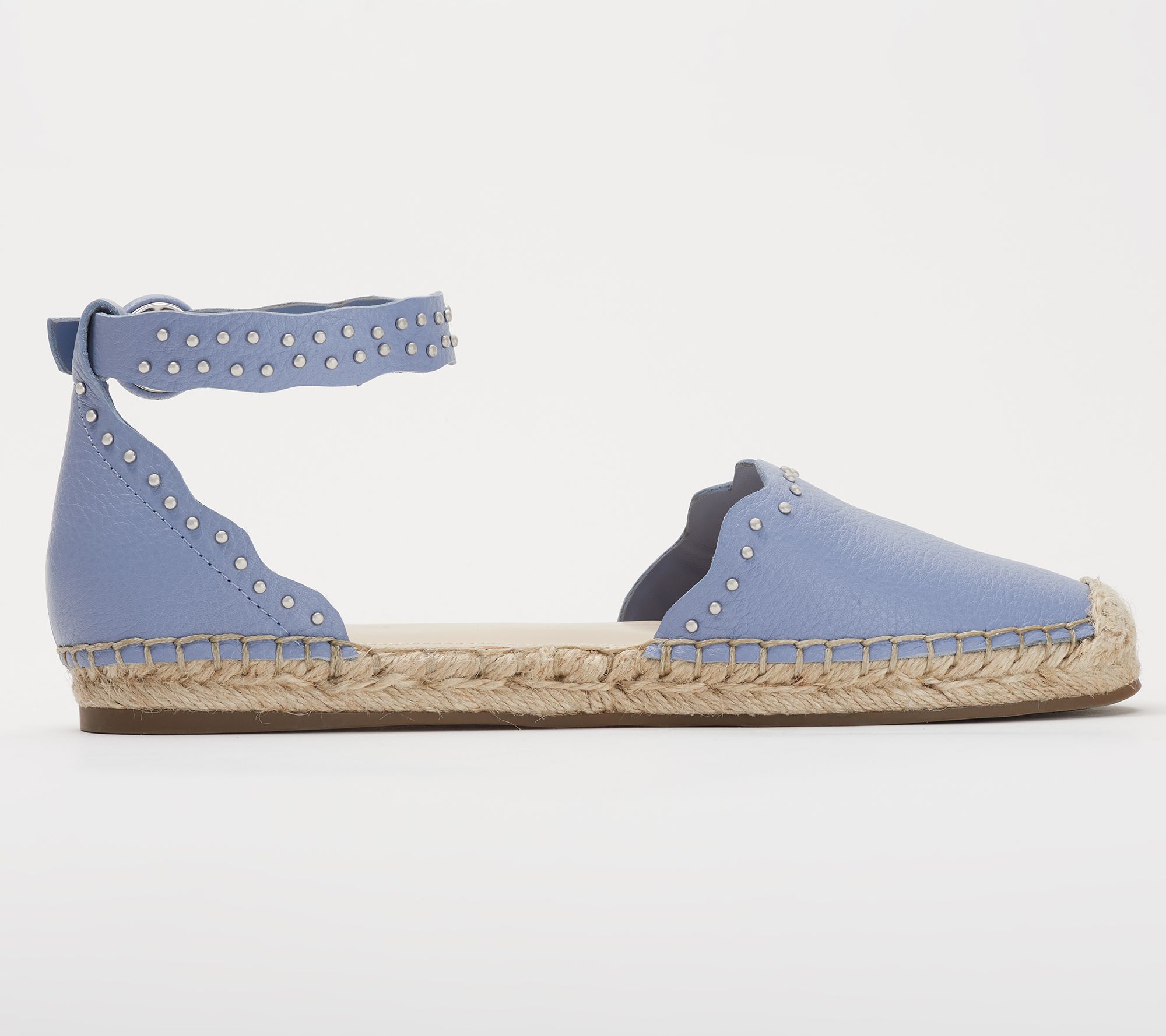 Marc Fisher Leather Espadrilles with Ankle Strap- Jarquis -