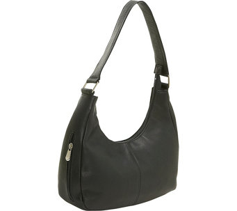 Le Donne Leather Side-Zip Shoulder Bag