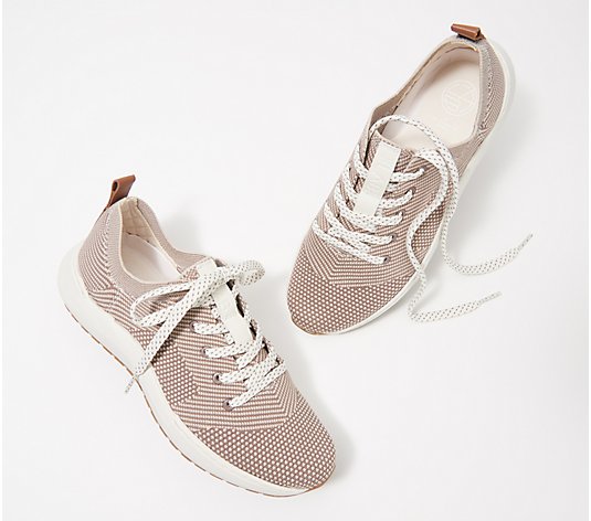 Dr. Scholl's Lace-Up Knit Sneakers - Herzog