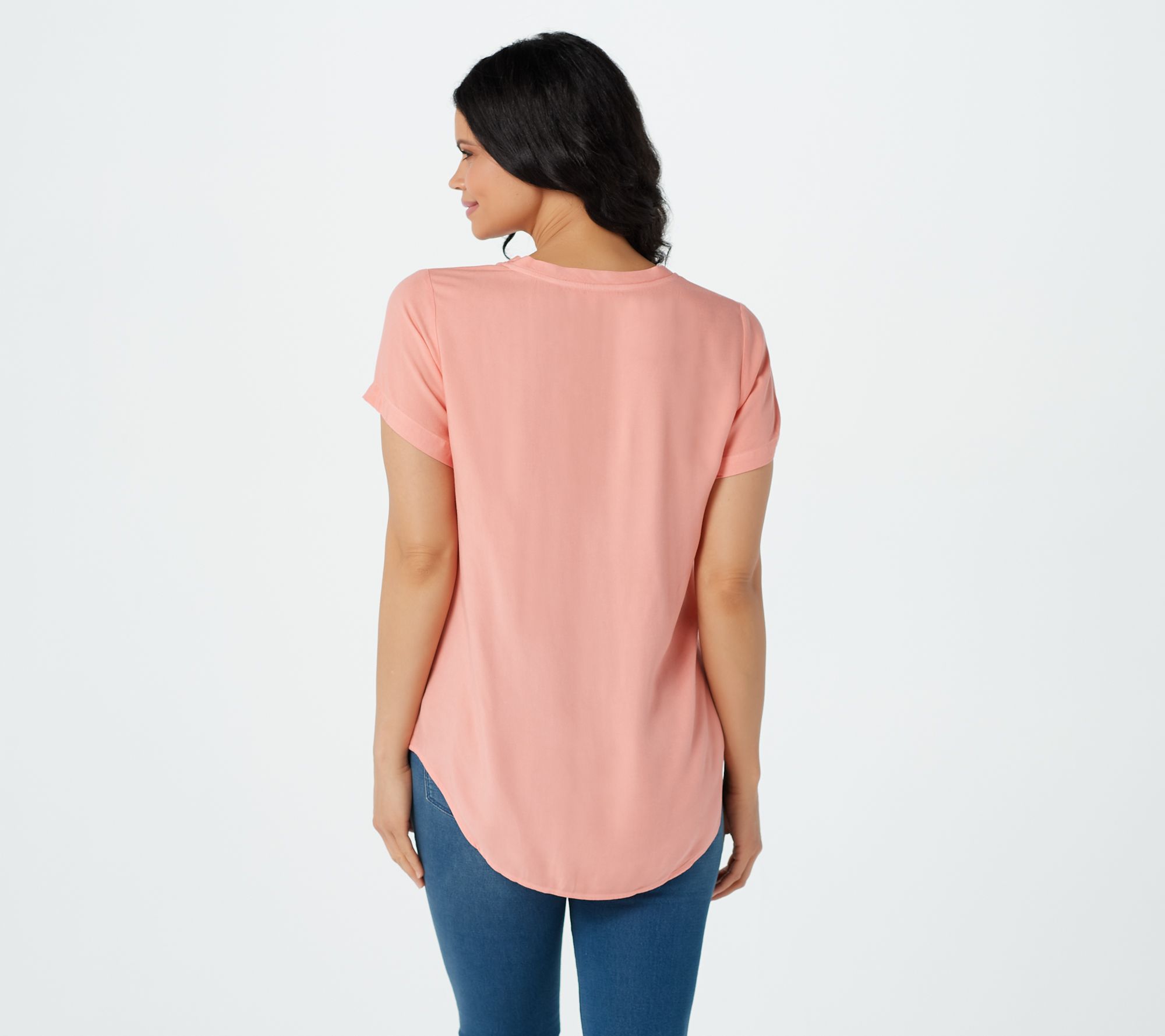 qvc side stitch shirts