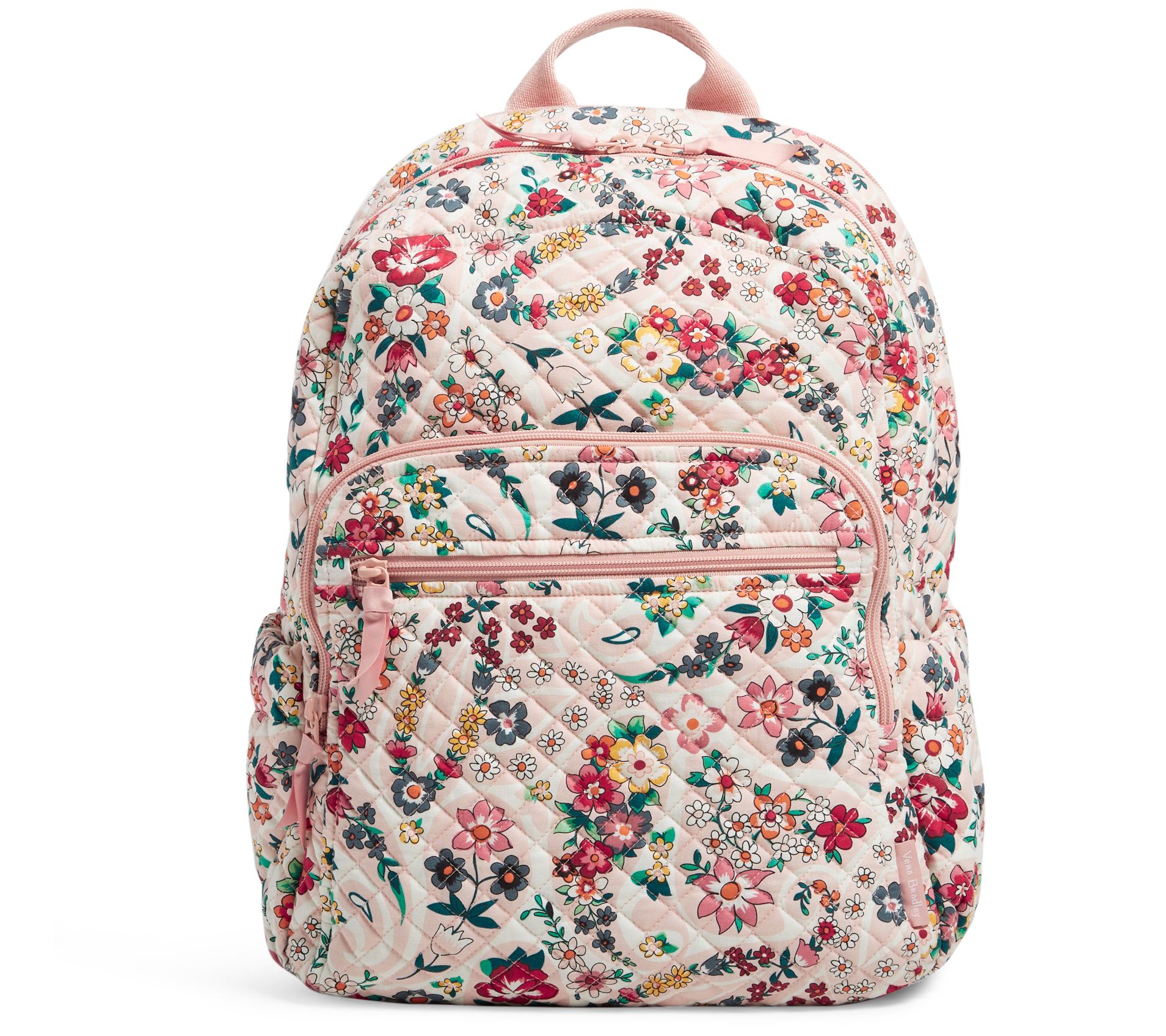 Vera Bradley Printed Recycled Cotton Campus Backpack