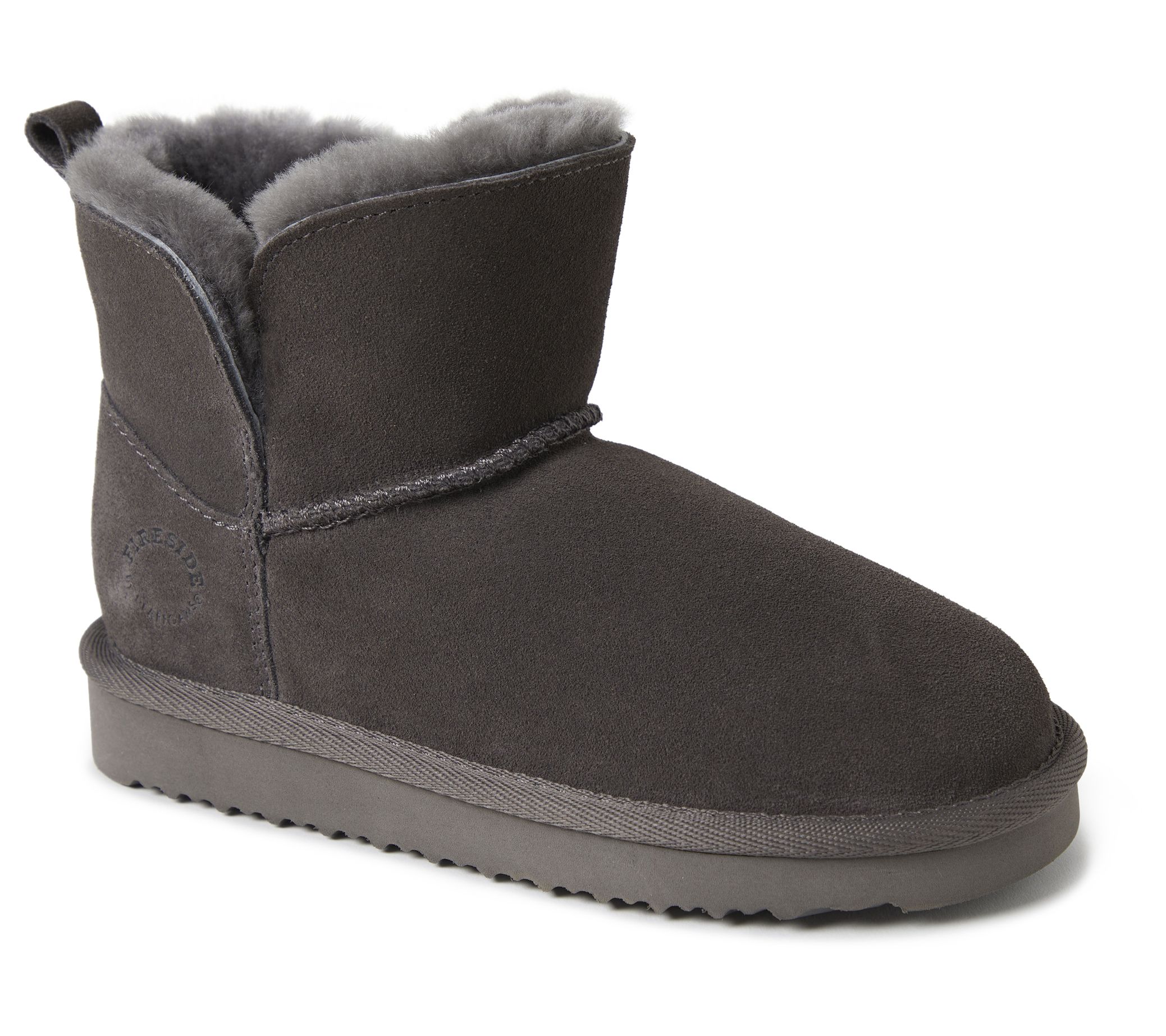 Fireside by Dearfoams Kid's Genuine Shearling Bootie - Bunbury