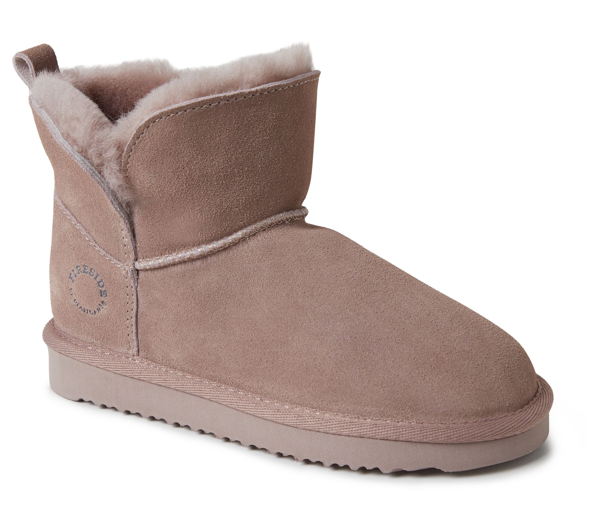 Fireside by Dearfoams Kid's Genuine Shearling Bootie - Bunbury