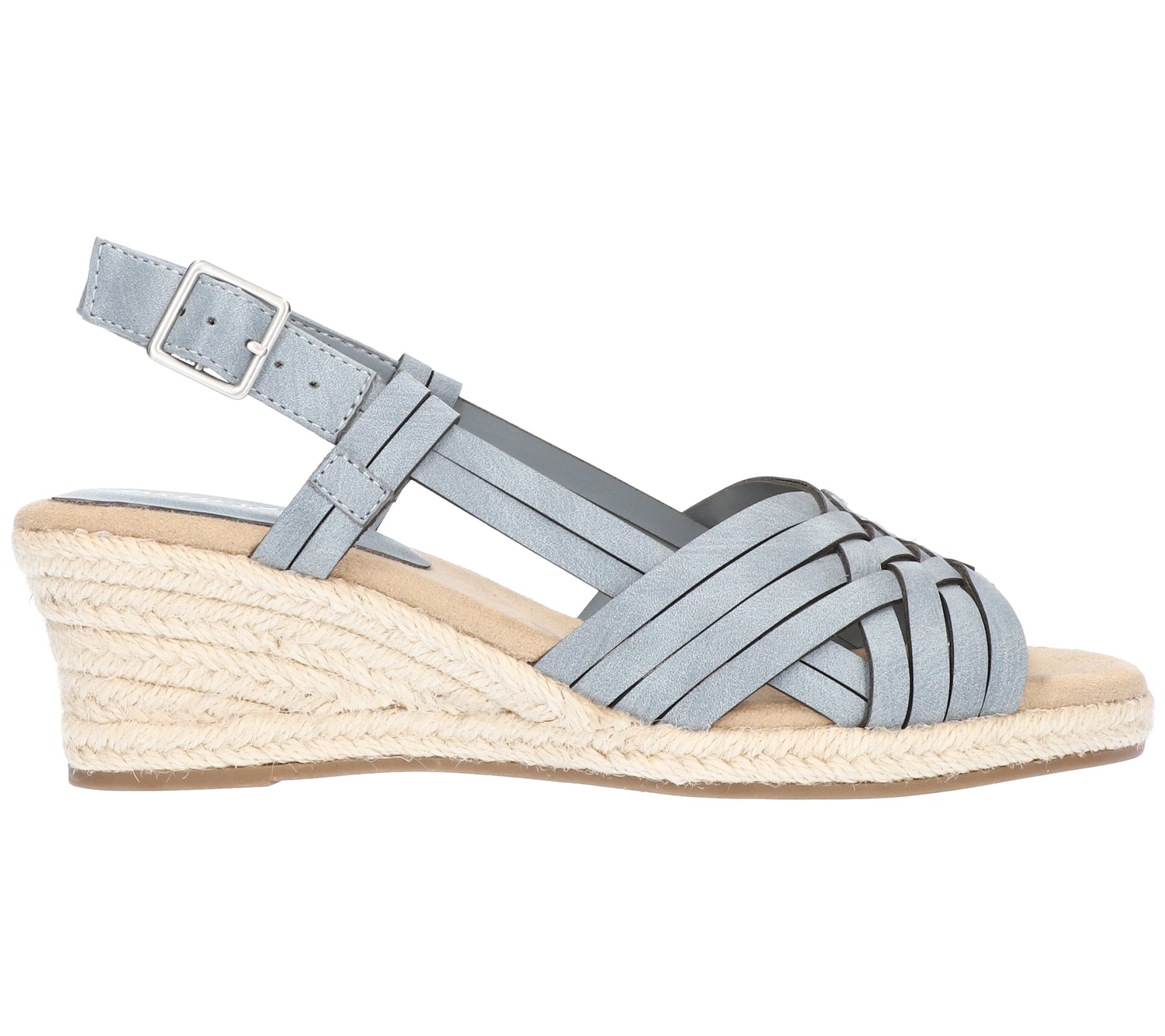 Easy Street Espadrille Wedge Sandals Ora