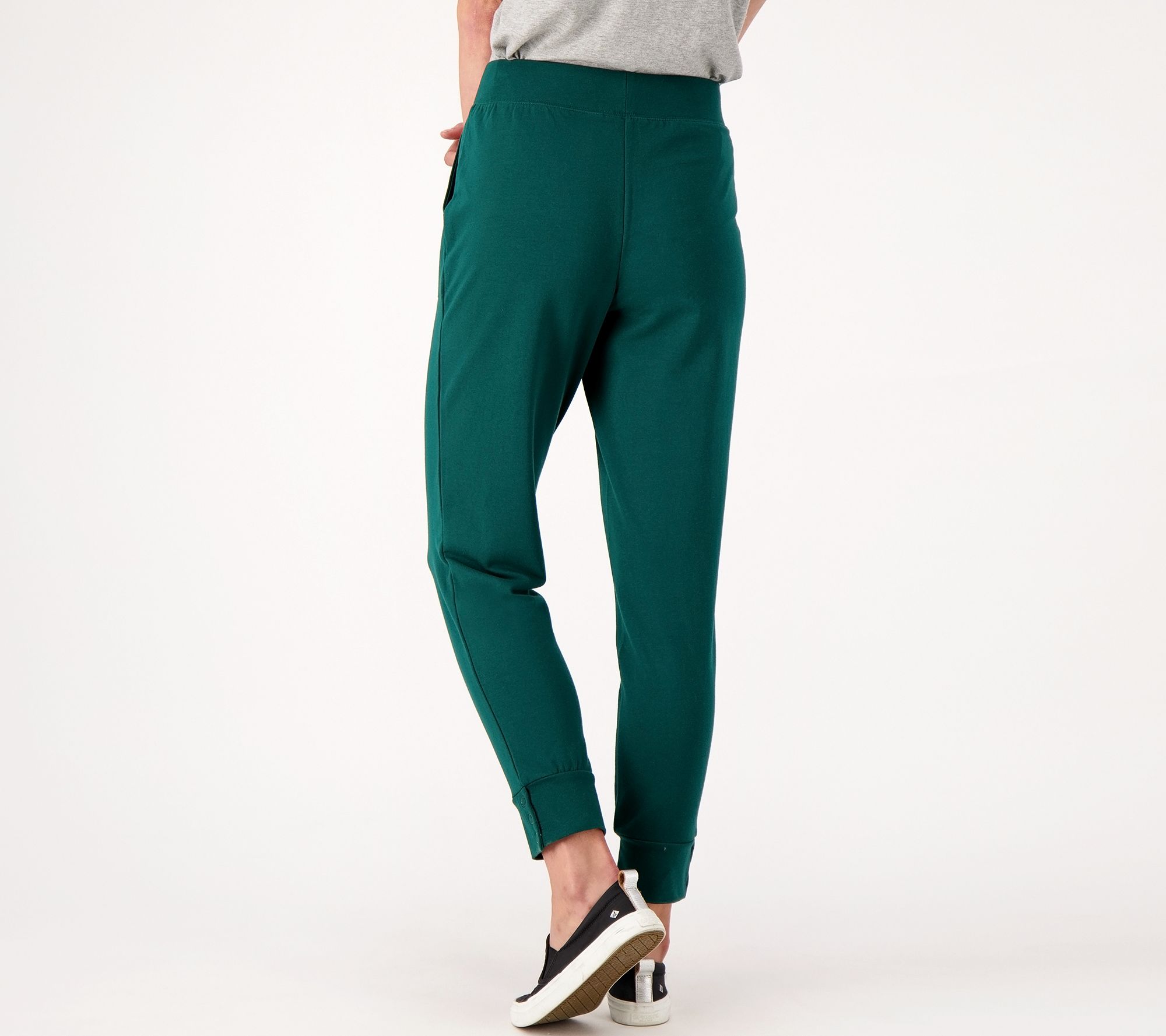 Denim & Co. Active Petite French Terry Joggers 
