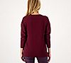 Denim & Co. Crew Neck Long Sleeve Pullover Sweater, 1 of 2