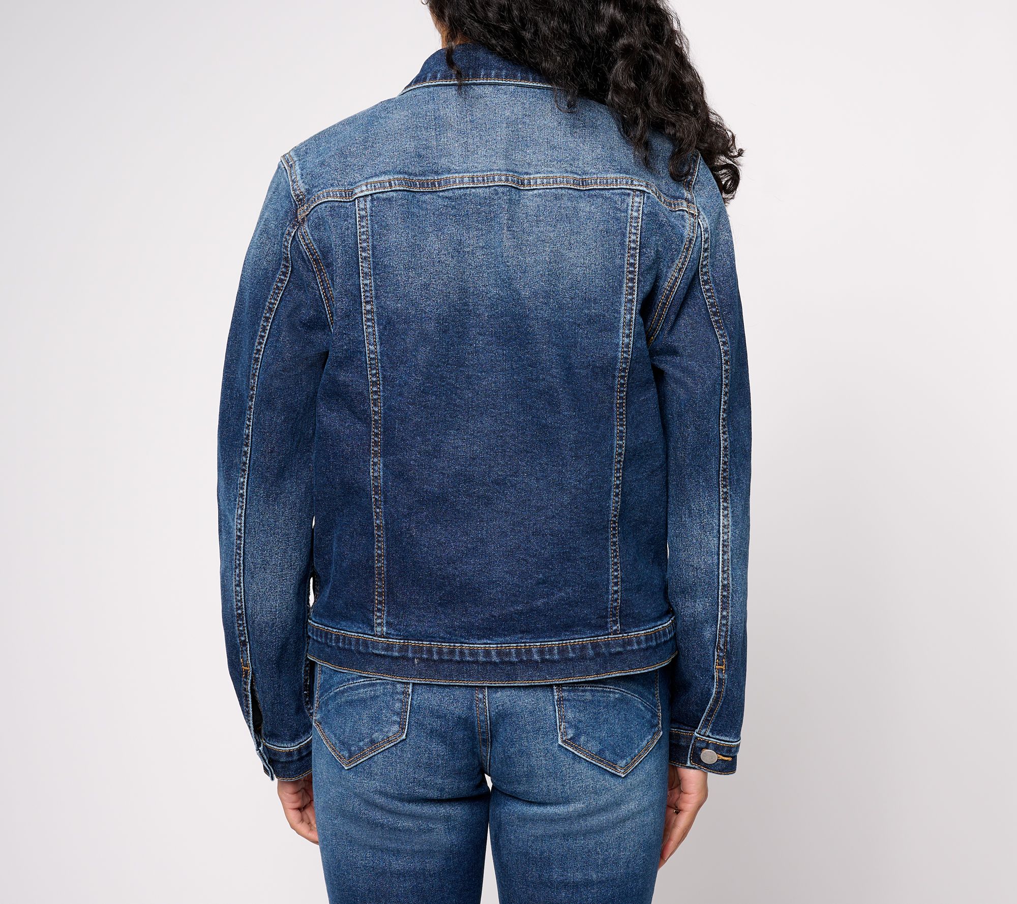 Driftwood Jeans Denim Jacket- Dark Vintage - QVC.com