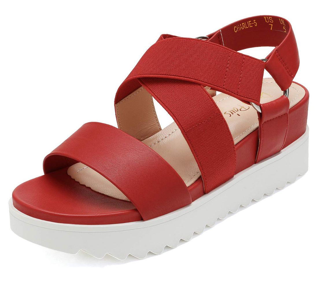 Dream Pairs Women's Platform Wedge Sandals- Chalie 5