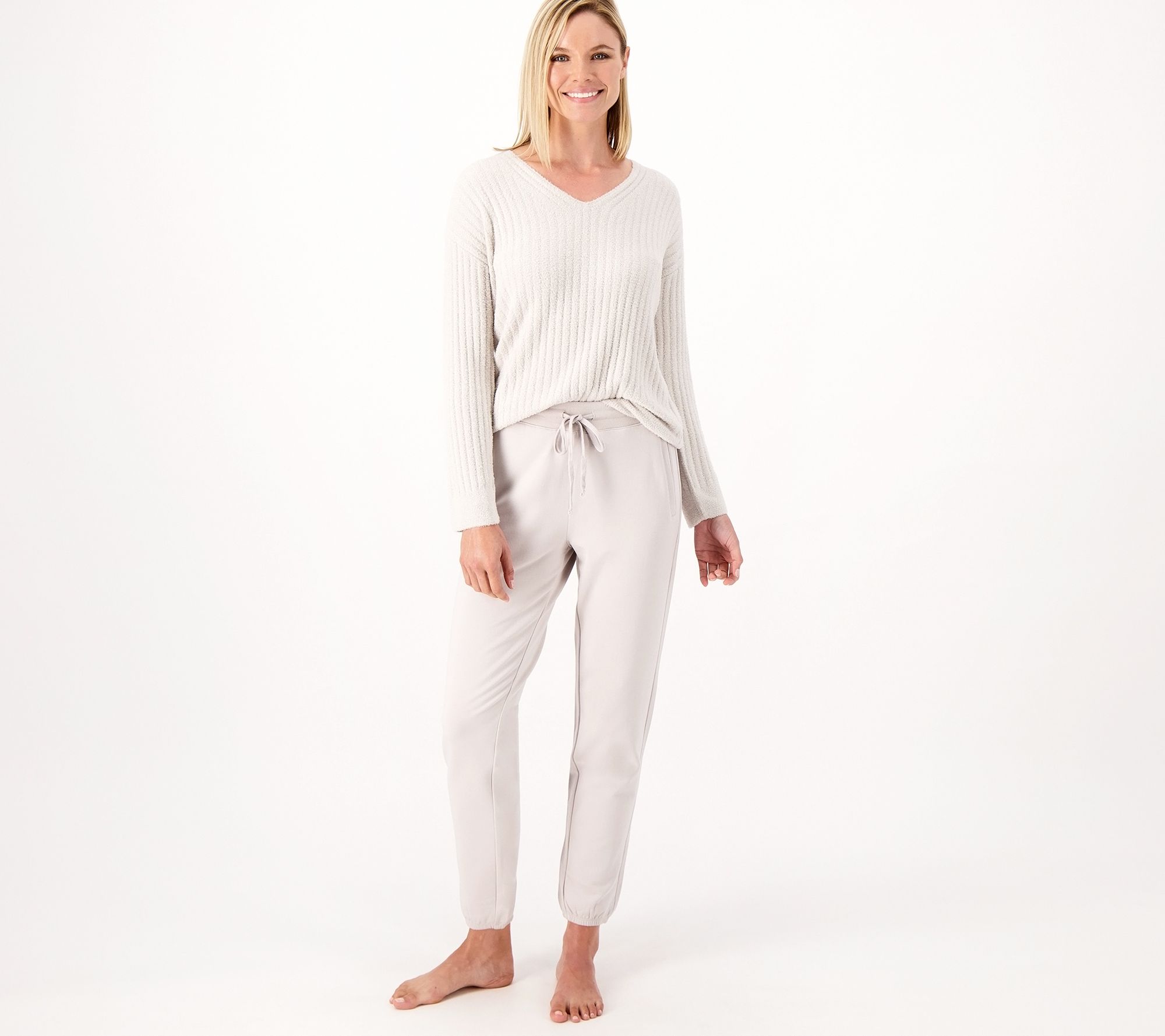 "As Is" Barefoot Dreams Regular CozyChic Lite & Luxe Lounge Set