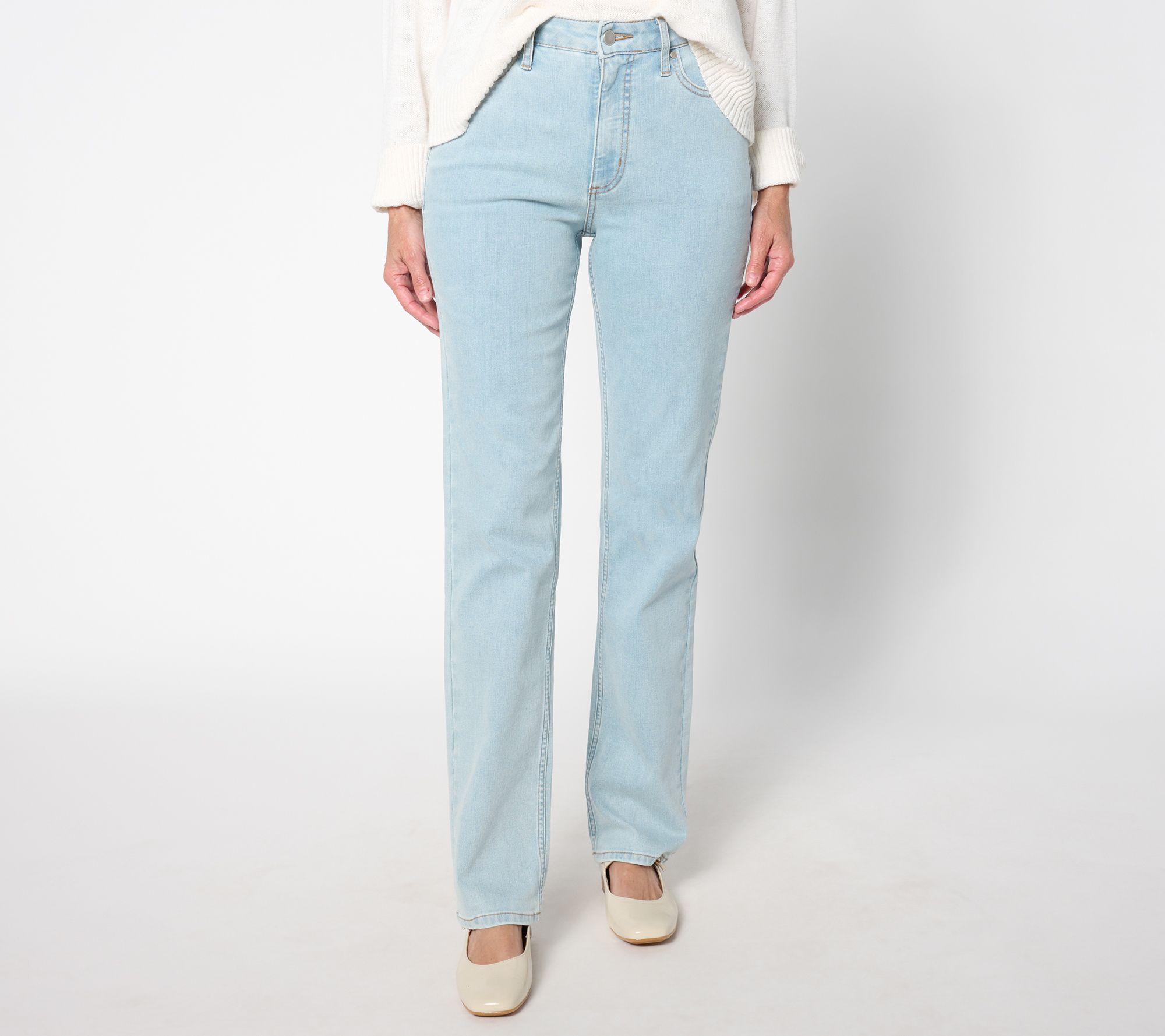 BEAUTIFUL by Lawrence Zarian Petite Straight Leg Classic Jean