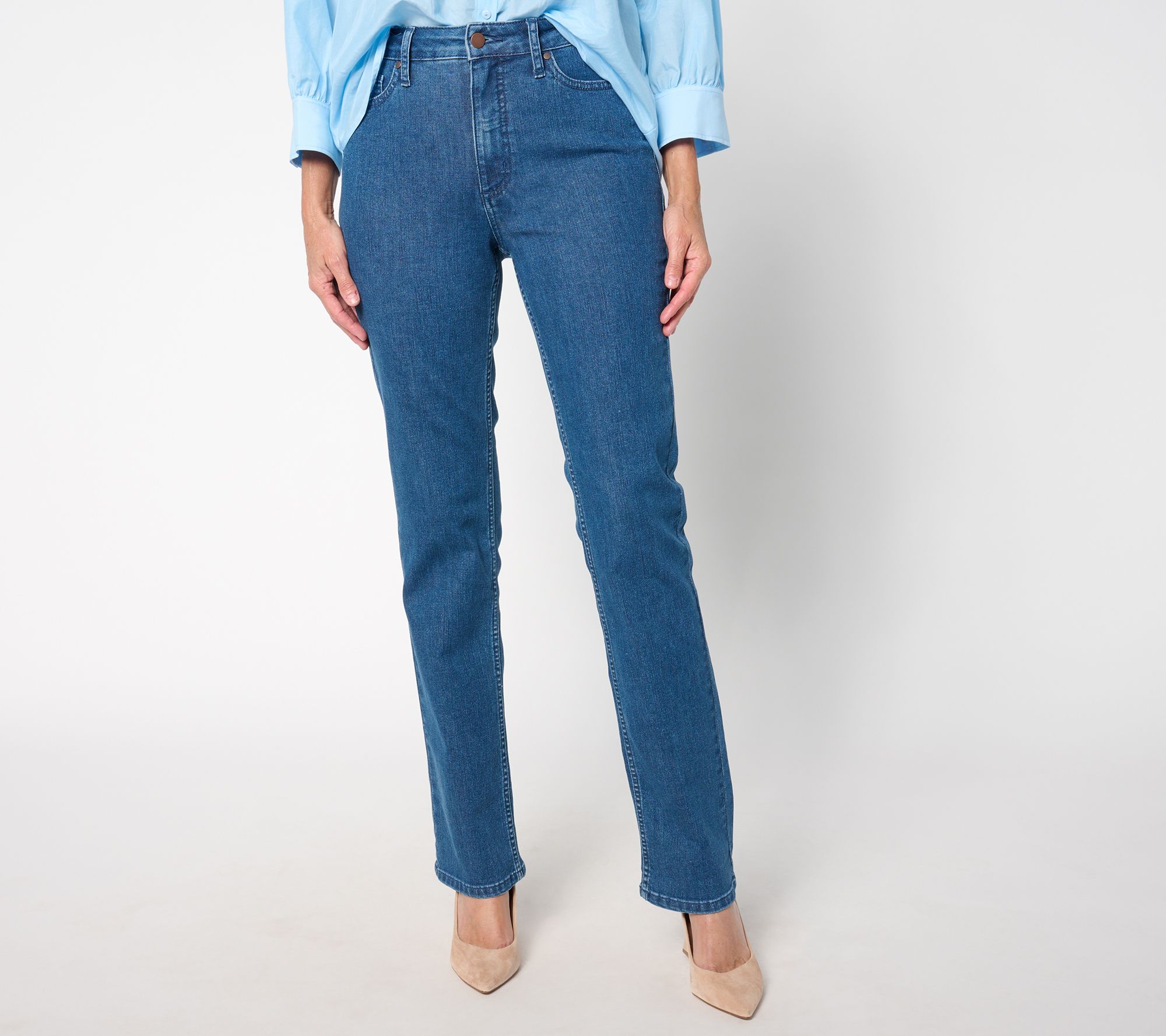BEAUTIFUL by Lawrence Zarian Petite Straight Leg Classic Jean